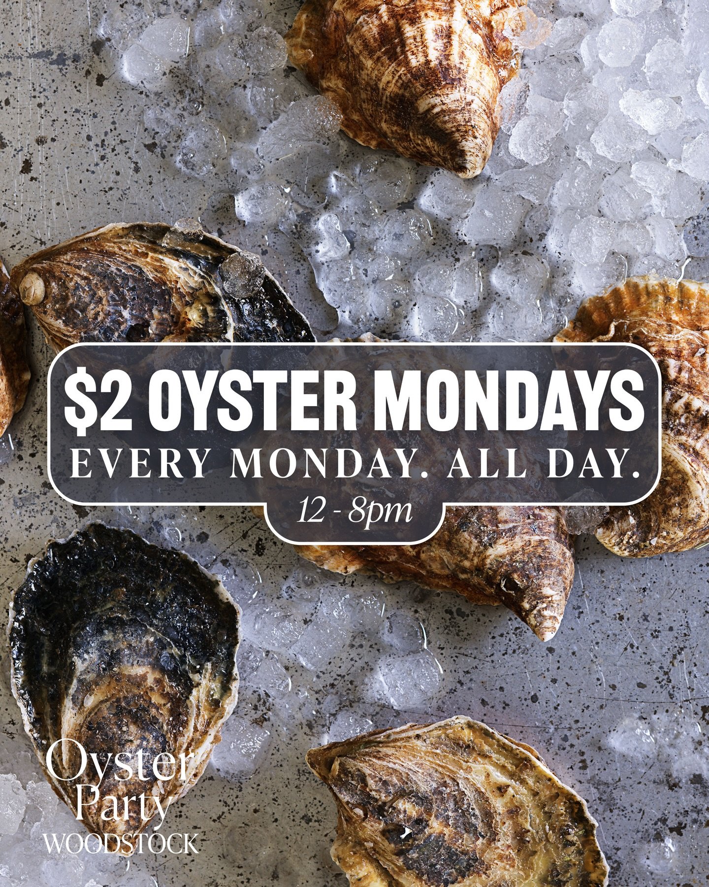 Start the week on a high note with $2 oysters all day!

📍1802B NY-28
Woodstock, NY 12498