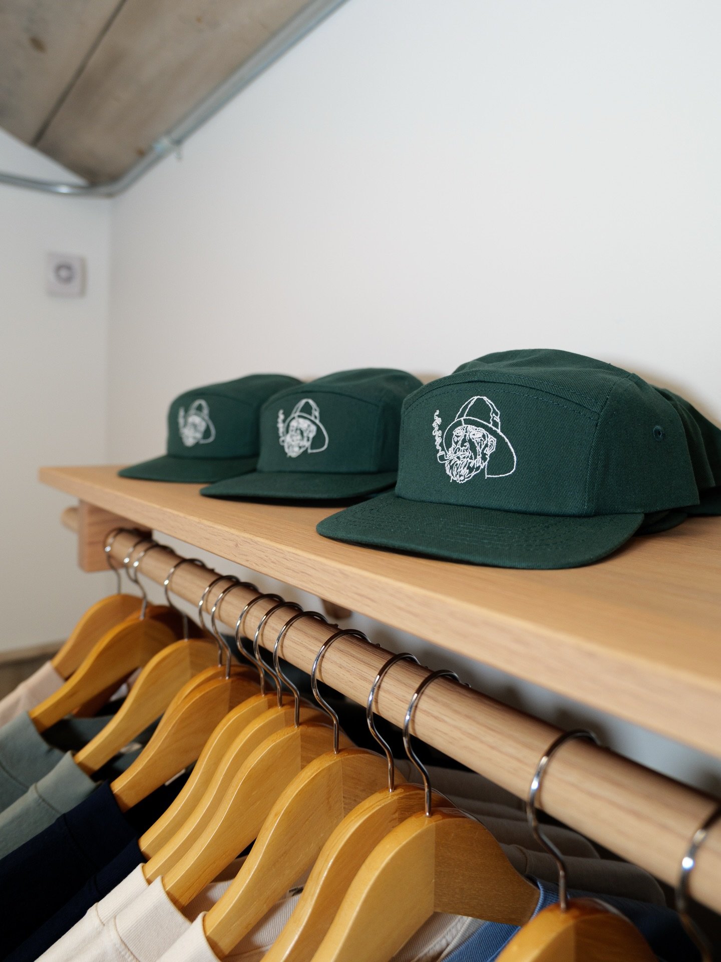 🧢 Our merch rack is fully stocked! The fisherman paul 5-panel is the perfect addition to your hat collection. 🎣 Link in bio.