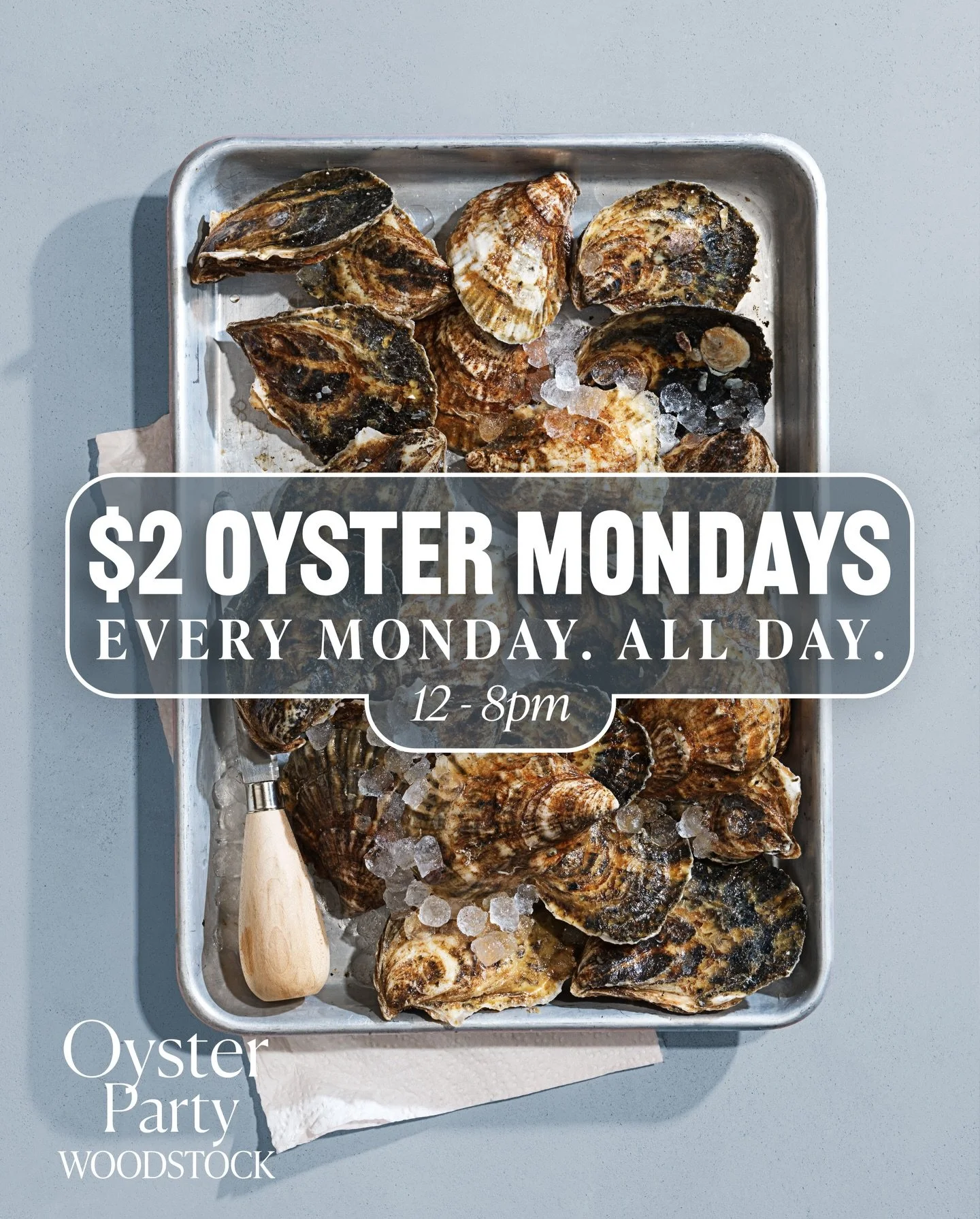 🧊 Ice-cold oysters, all your favorite toppings, just $2 each. Oyster Mondays are calling. 🦪🍋

📍1802B NY-28
Woodstock, NY 12498
