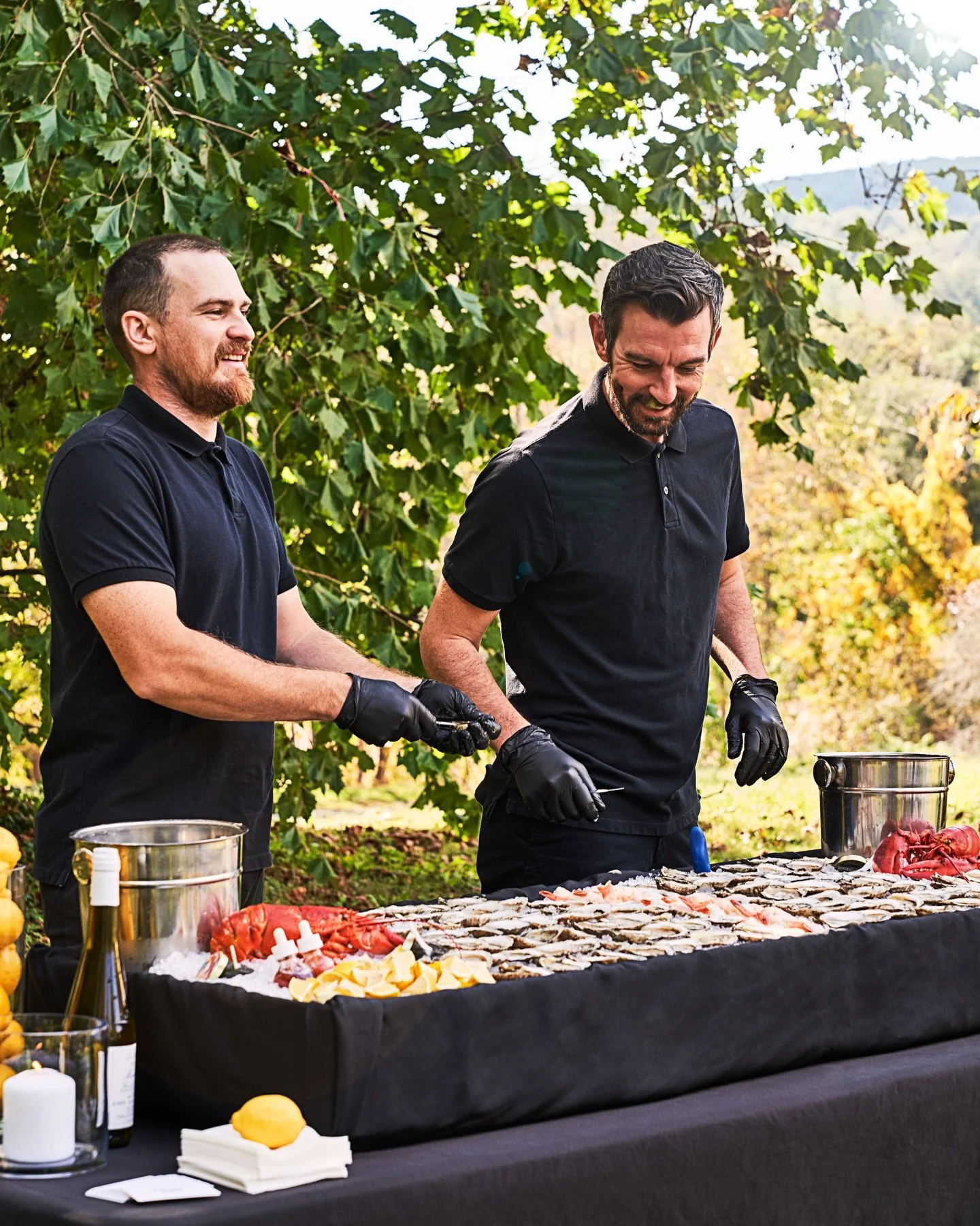 ✨ 101 more days until we are shucking under the summer sunshine. ☀️ Make sure your summer party includes your favorite oysters! 🦪 #catering #eventplanner
