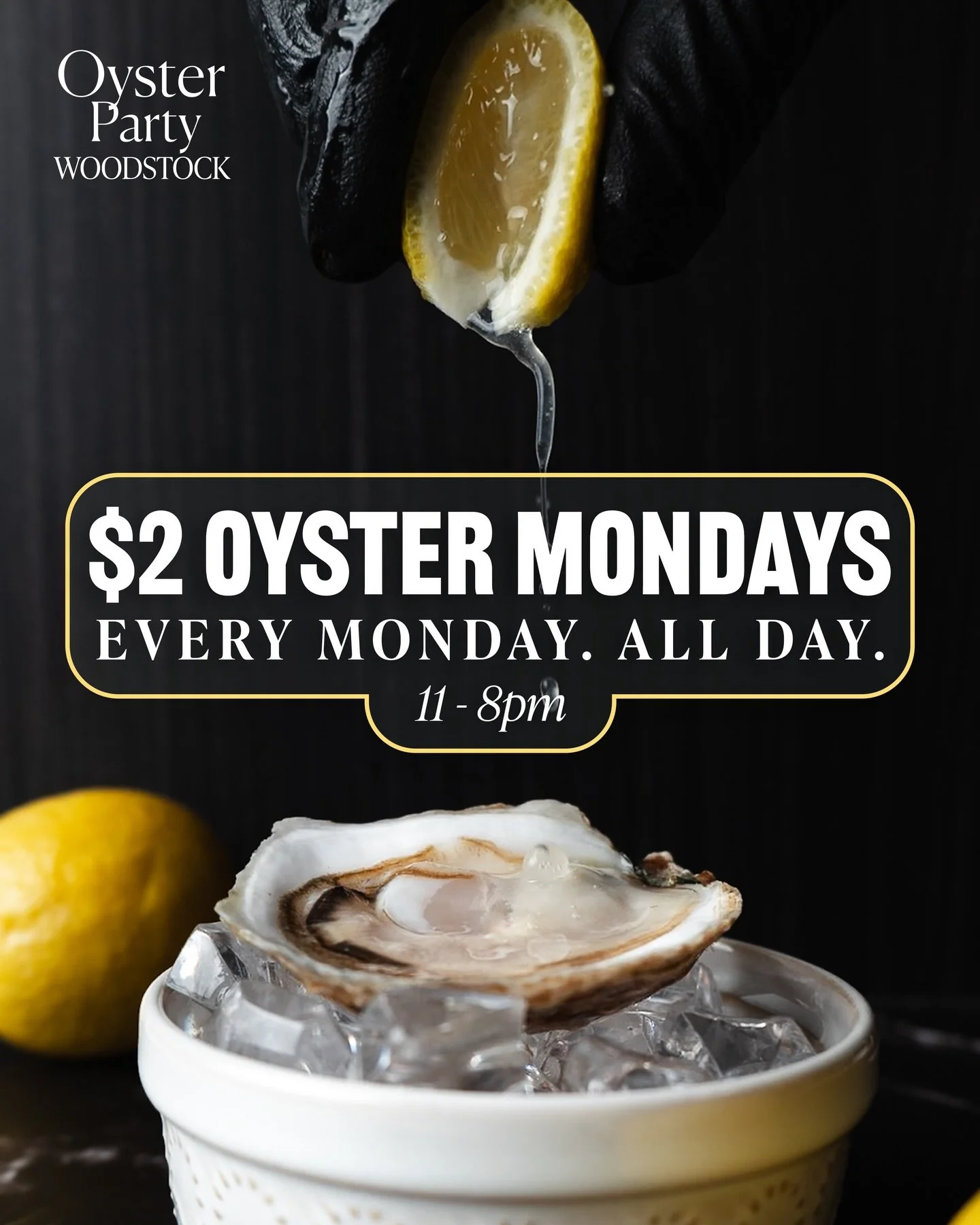 🦪 $2 oyster Monday just got an upgrade! Now open 11 - 8pm! See you at the raw bar. ✨

📍1802B NY-28 Woodstock, NY 12498