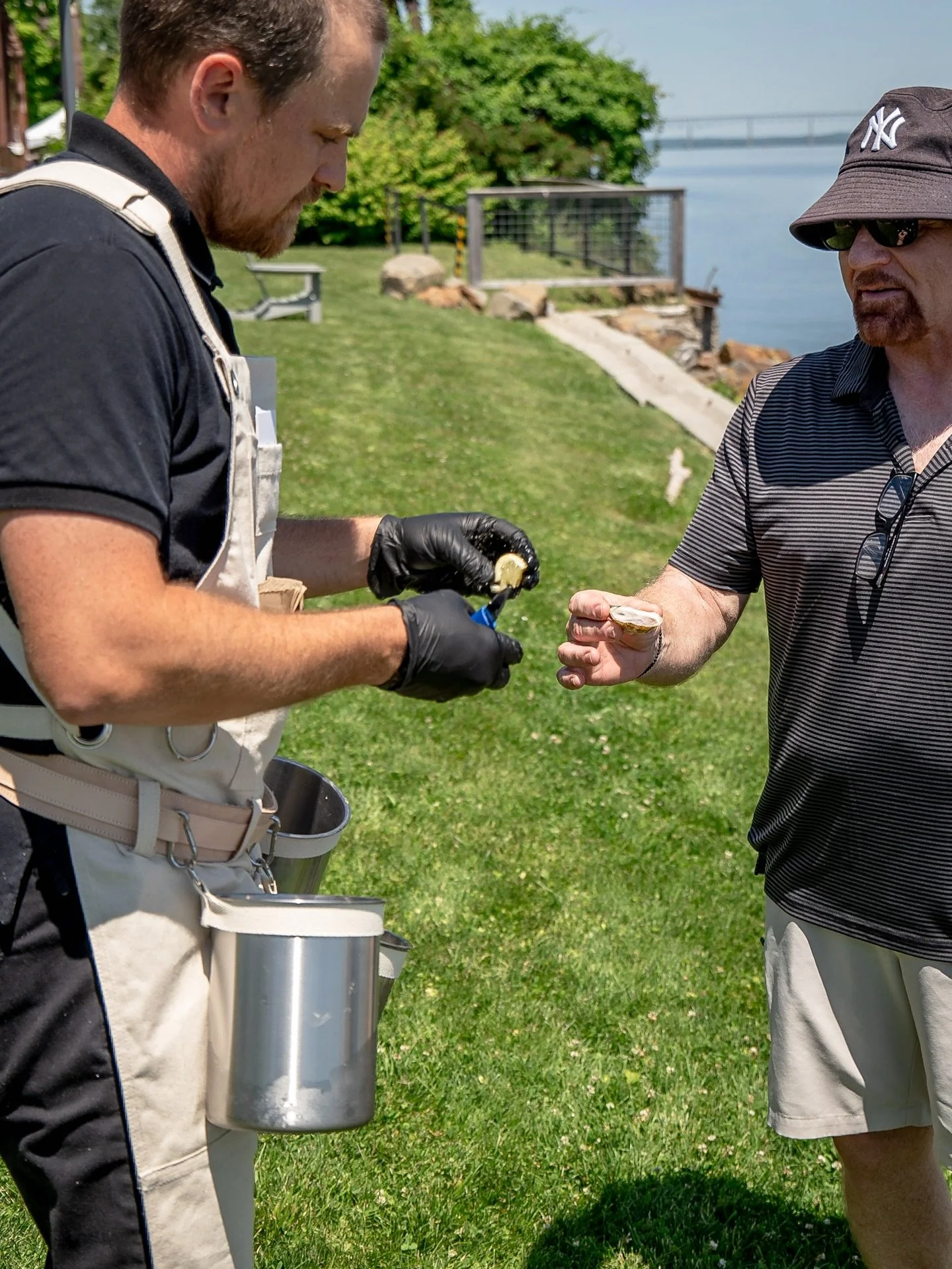 ✨ Sophisticated, interactive, and unforgettable. 🦪 Our roving shuckers elevate every gathering with their expertise. ✨ Link in bio for more info. #catering #eventplanner