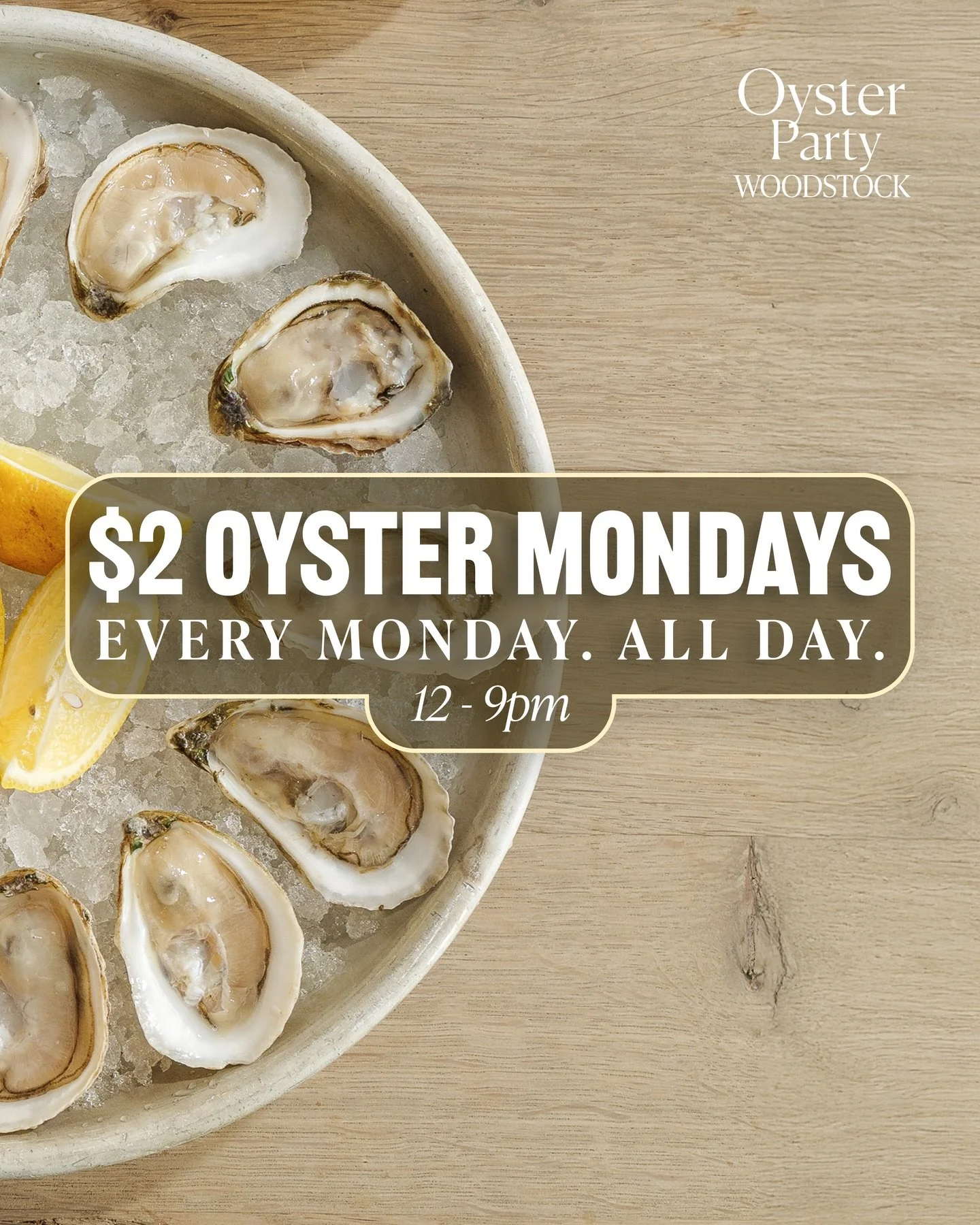 The best day of the week is back! Our $2 oysters are here for you all day! 🦪✨

📍1802B NY-28
Woodstock, NY 12498