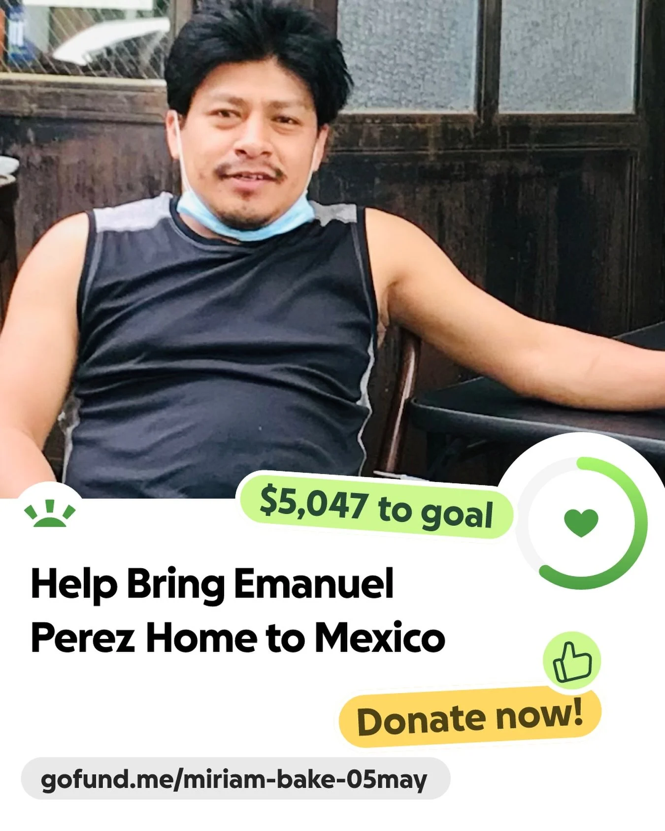 It&rsquo;s with a heavy heart that we share the sudden passing of one our long time employees, Manuel. His mother who lives in Mexico, wishes for him to be brought back and buried in his home country, surrounded by family and friends who loved him de