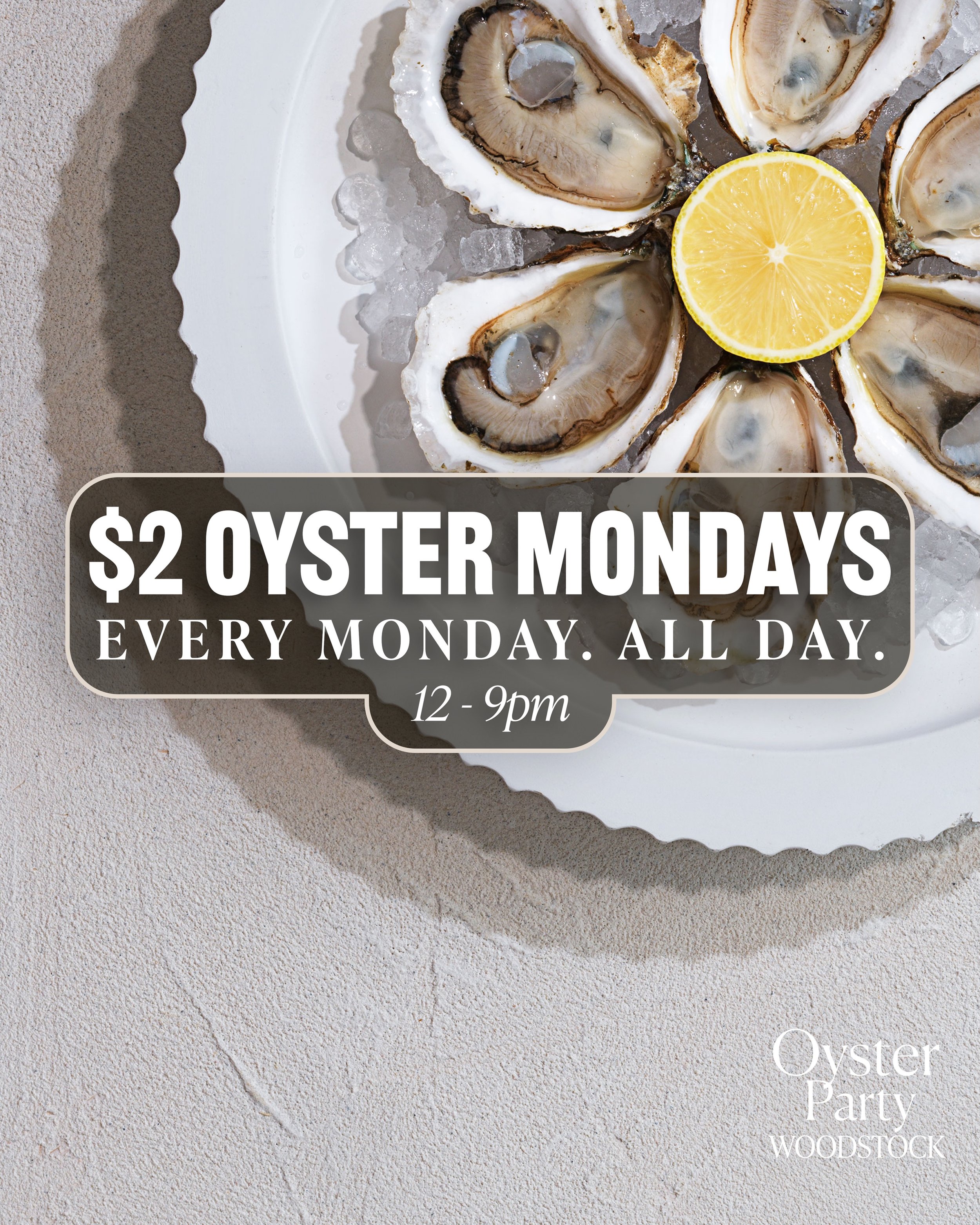✨🦪 The best day of the week is back! $2 oysters all day. ✨🦪

📍1802B NY-28
Woodstock, NY 12498