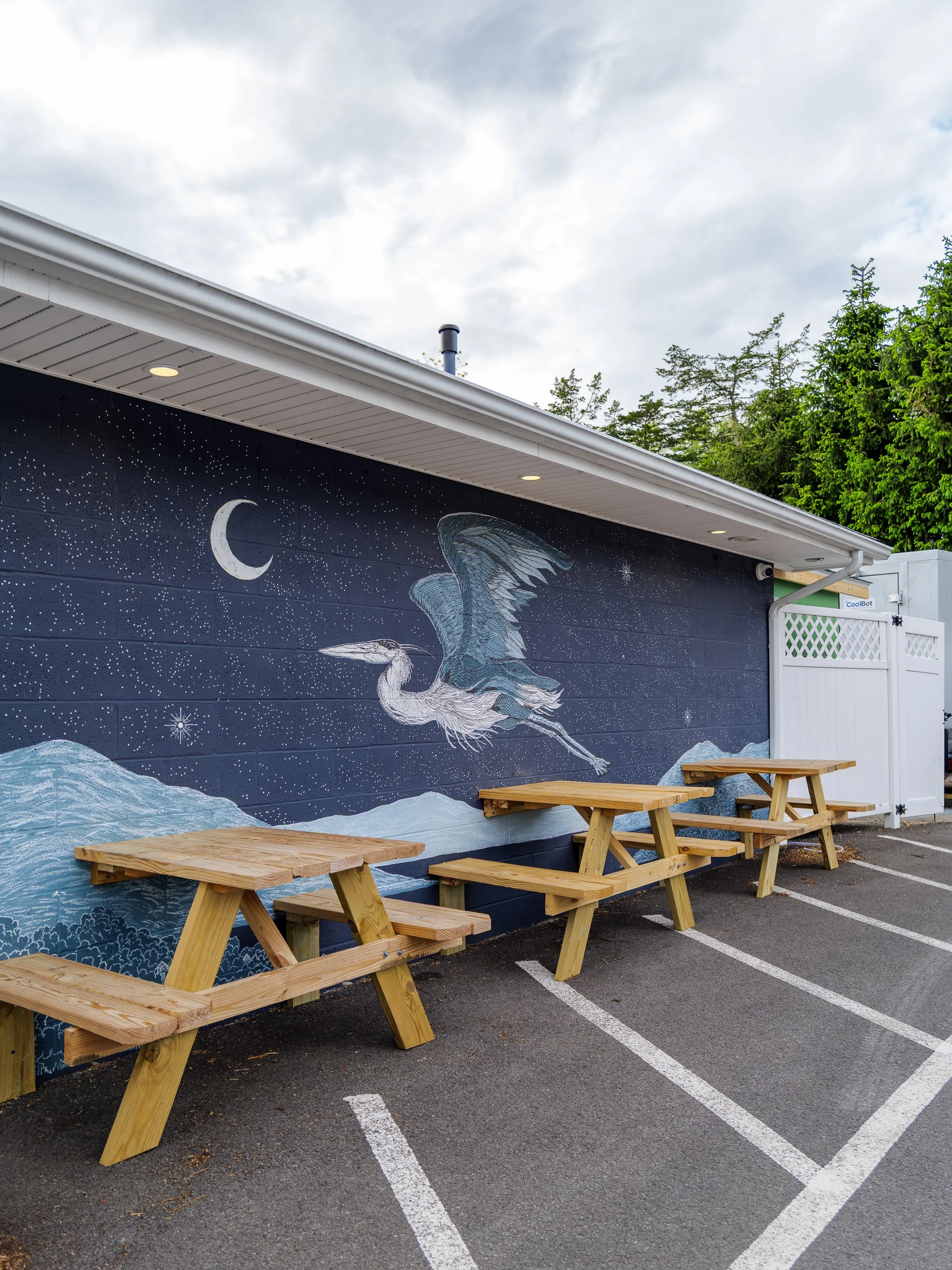 Oyster Party Woodstock outdoor seating