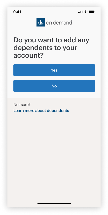 Add dependents