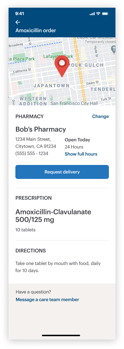 Prescription detail