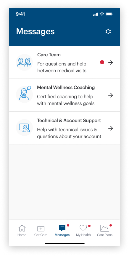 Message hub