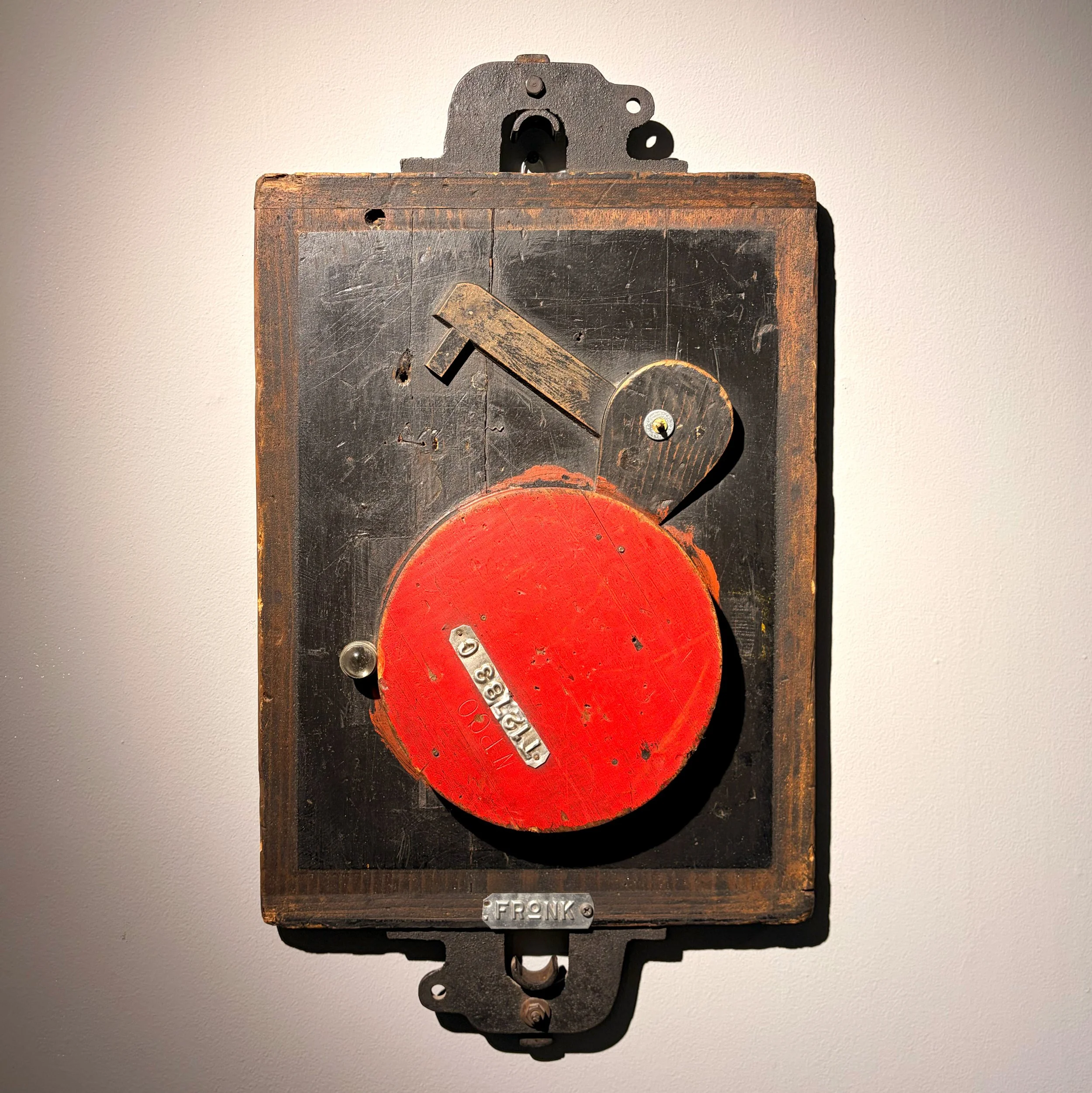 Red Dot, 2010,
Wood-milled industrial foundry patterns,
25 x 14 inches