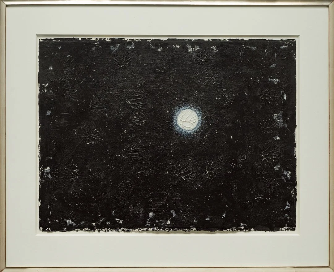 Richard Pousette-Dart (1916-1992),
Eye of Night, 1978,
Acrylic on paper,
Signed & dated on verso,
Paper: 22 1/2 x 30 inches,
Frame: 32 x 39 1/4 inches