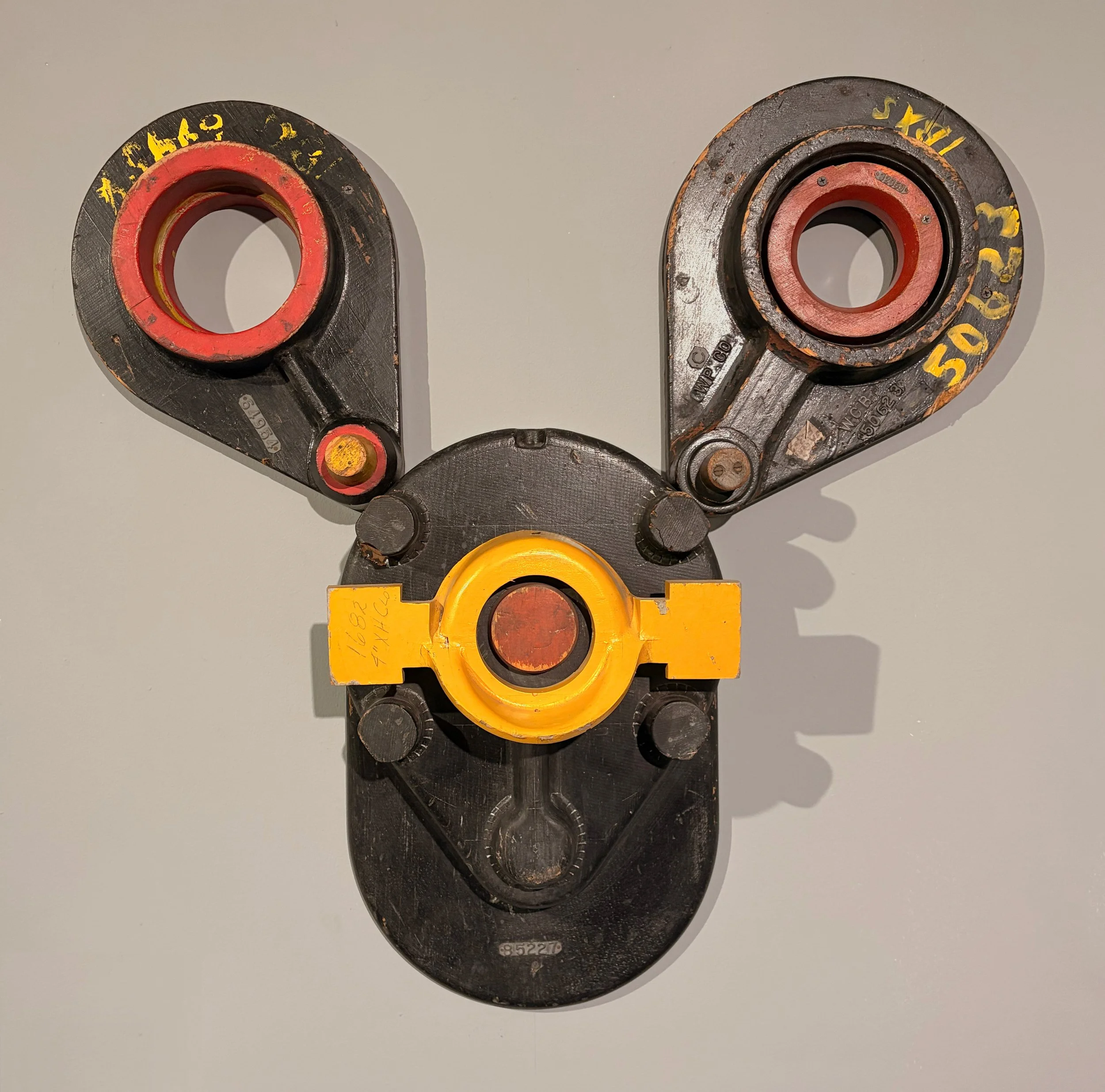 Rat-clops, 2020,
Wood-milled industrial foundry patterns,
34 x 34 inches
