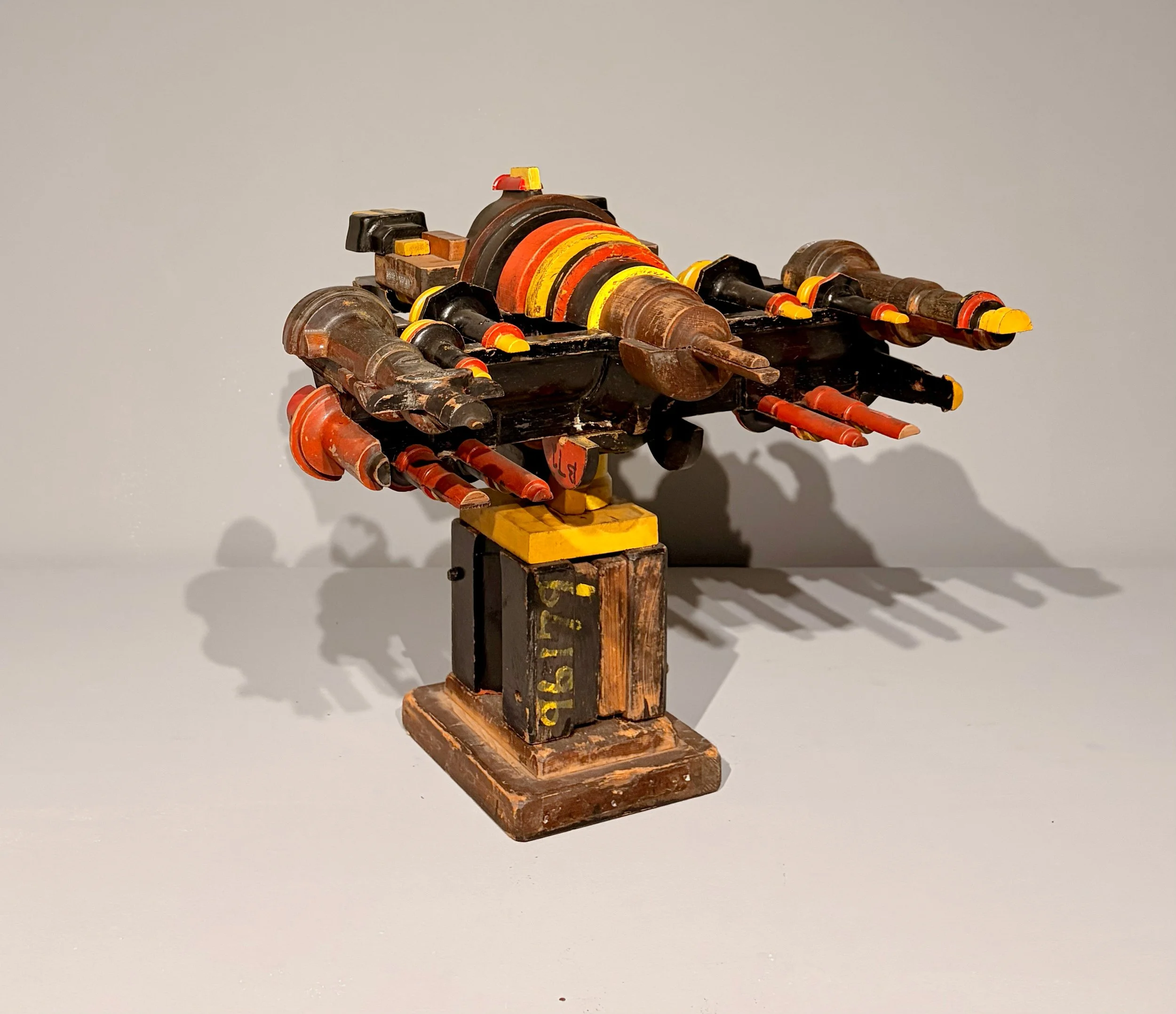FF (Fat Fighter), 2025,
Wood-milled industrial foundry patterns,
22 x 25 x 26 inches