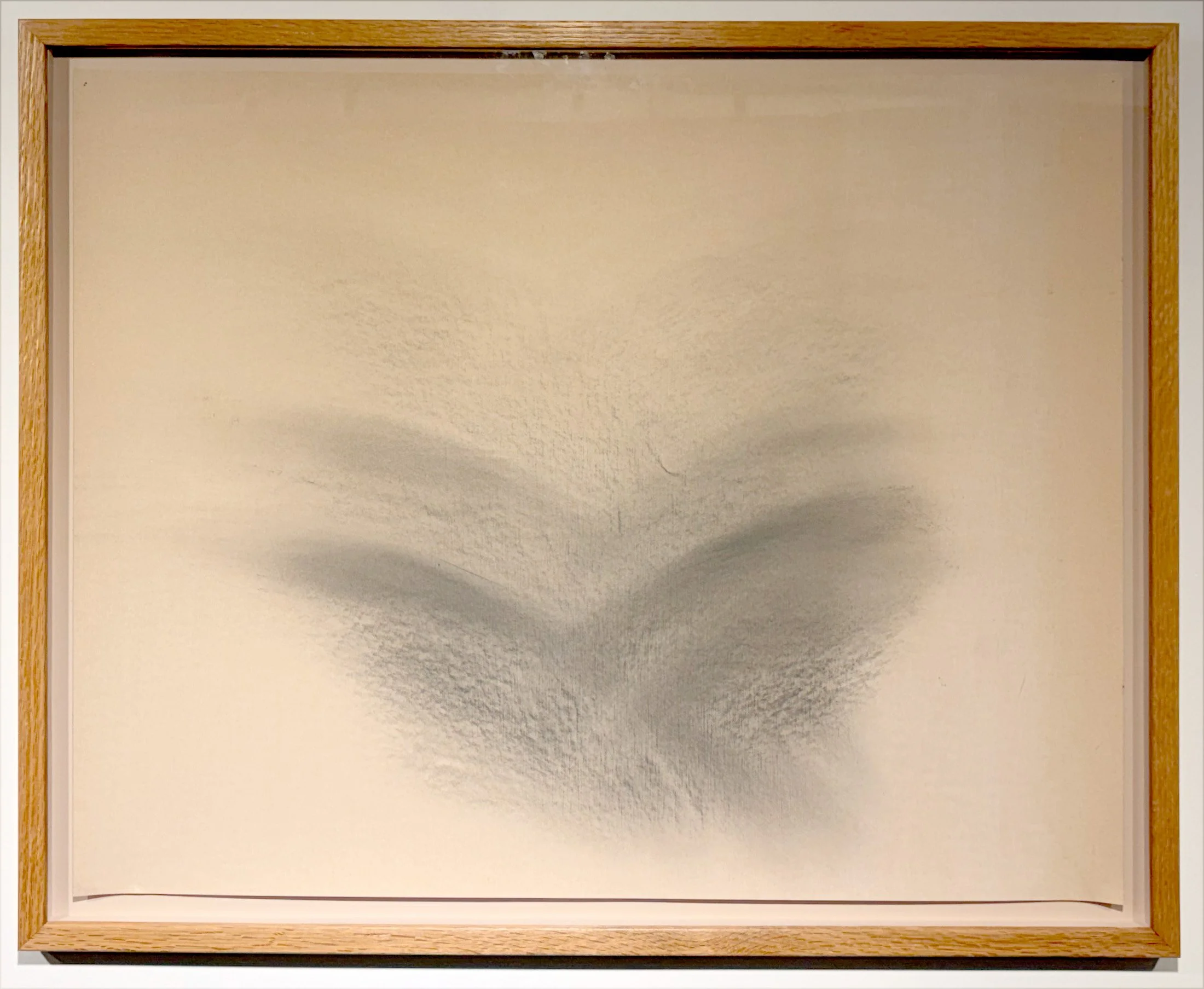 Triple Drum Brush Drawing, 2000,
Steel on sandpaper,
22 x 27 1/2 inches