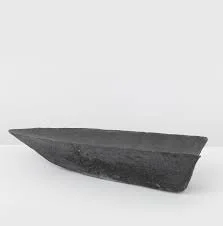 Roni Horn (b. 1955),
Group II 4 Hollowed Mass, 1983-4,
Cast lead,
21 x 2 x 5 inches