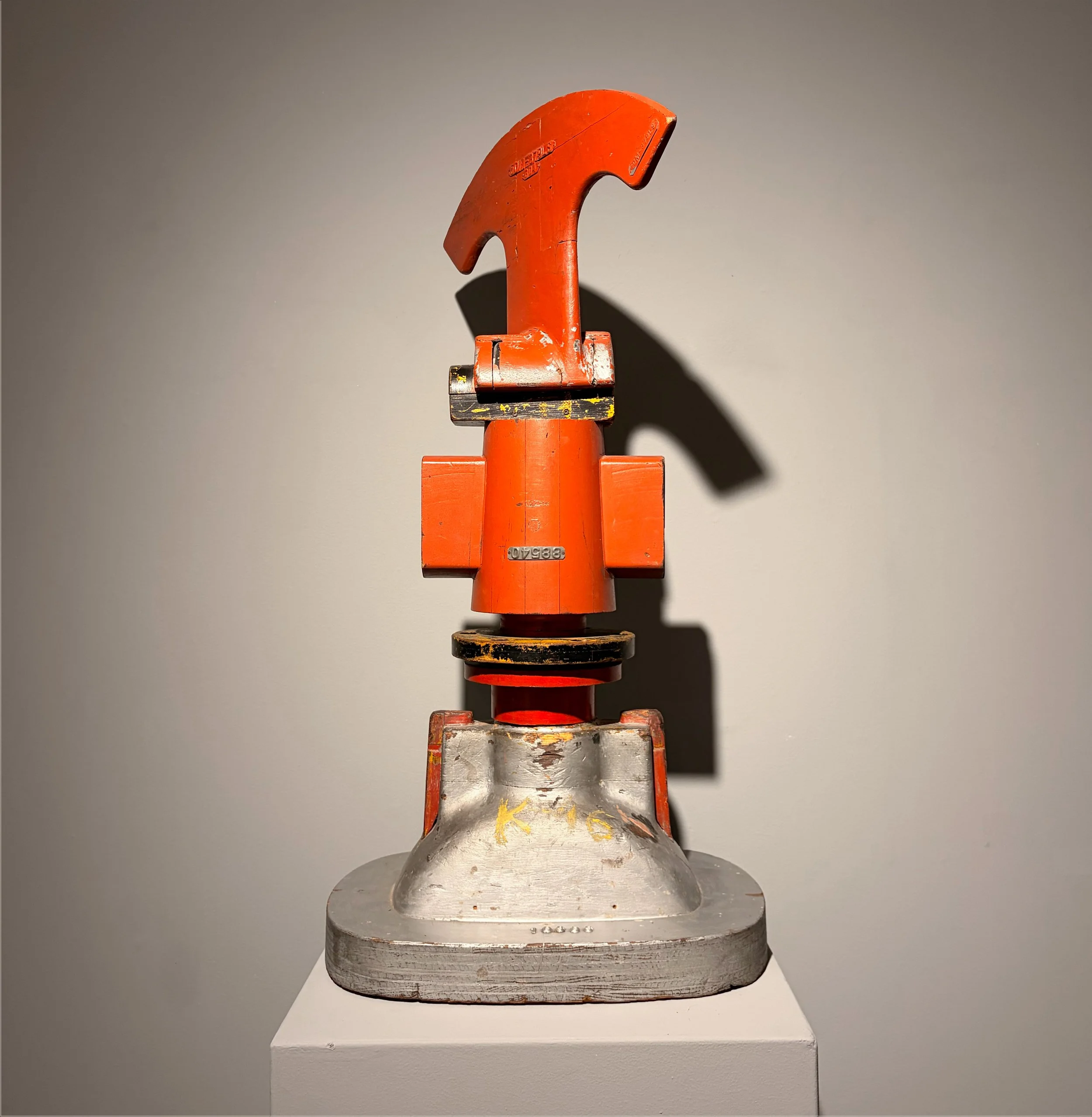 Centurion, 2009,
Wood-milled industrial foundry patterns,
35 x 17 x 16 inches