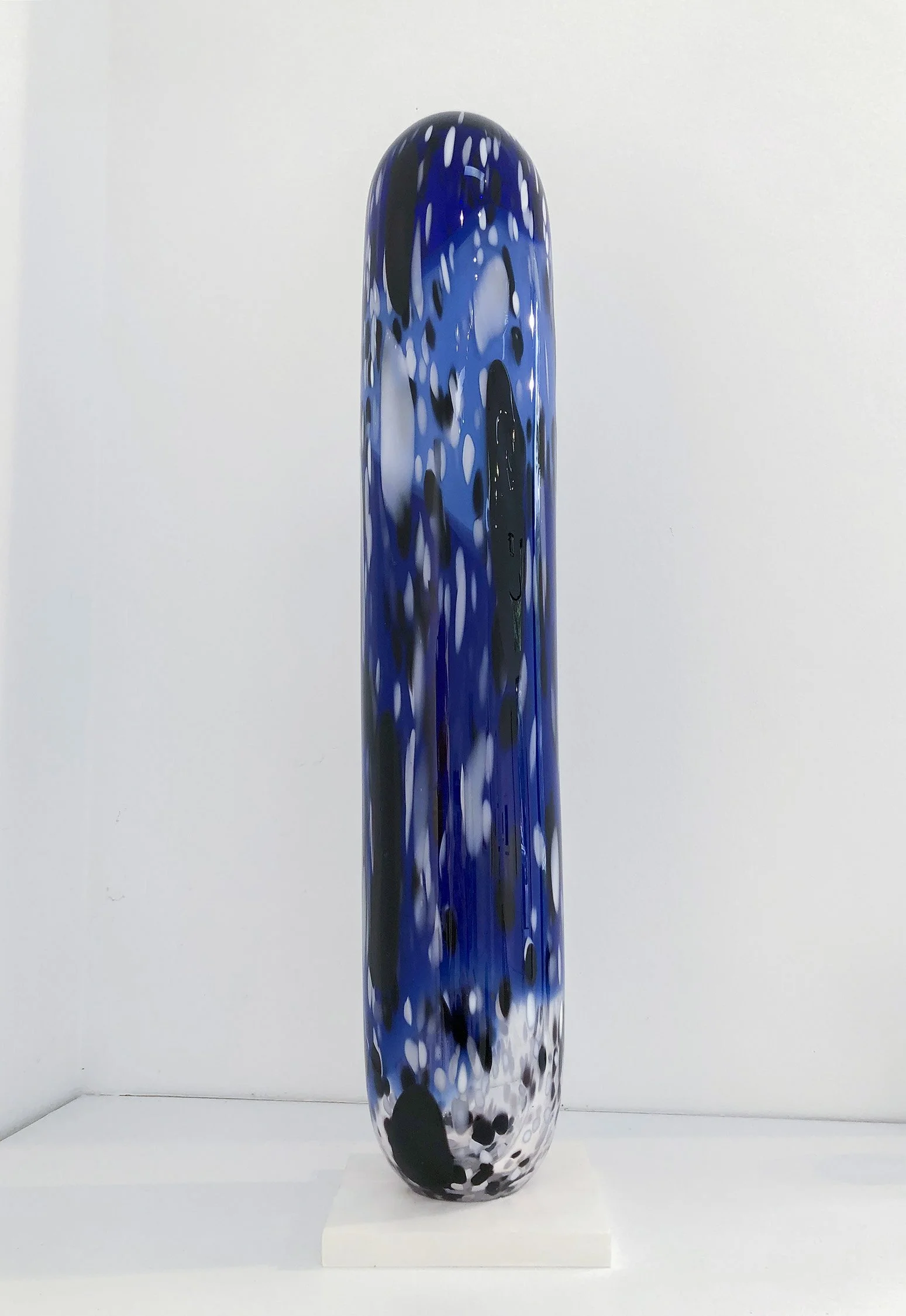John Torreano (b. 1941),
Untitled (Blue), 2020,
Hand blown glass,
Signed & dated on base,
27 x 4 x 4 inches 