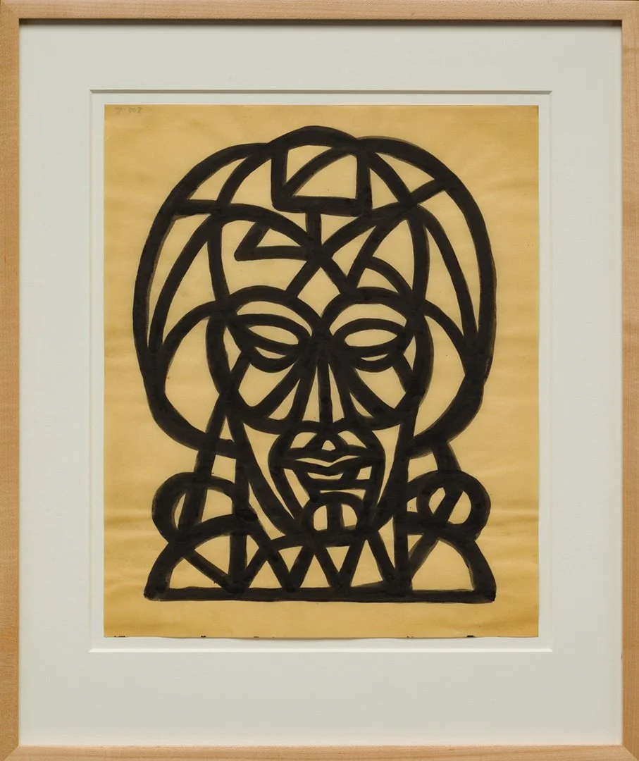 Richard Pousette-Dart (1916-1992),
Untitled, 1930’s,
Ink on paper,
Paper: 16 3/4 x 13 3/4 inches,
Frame: 24 1/4 x 20 1/2 inches