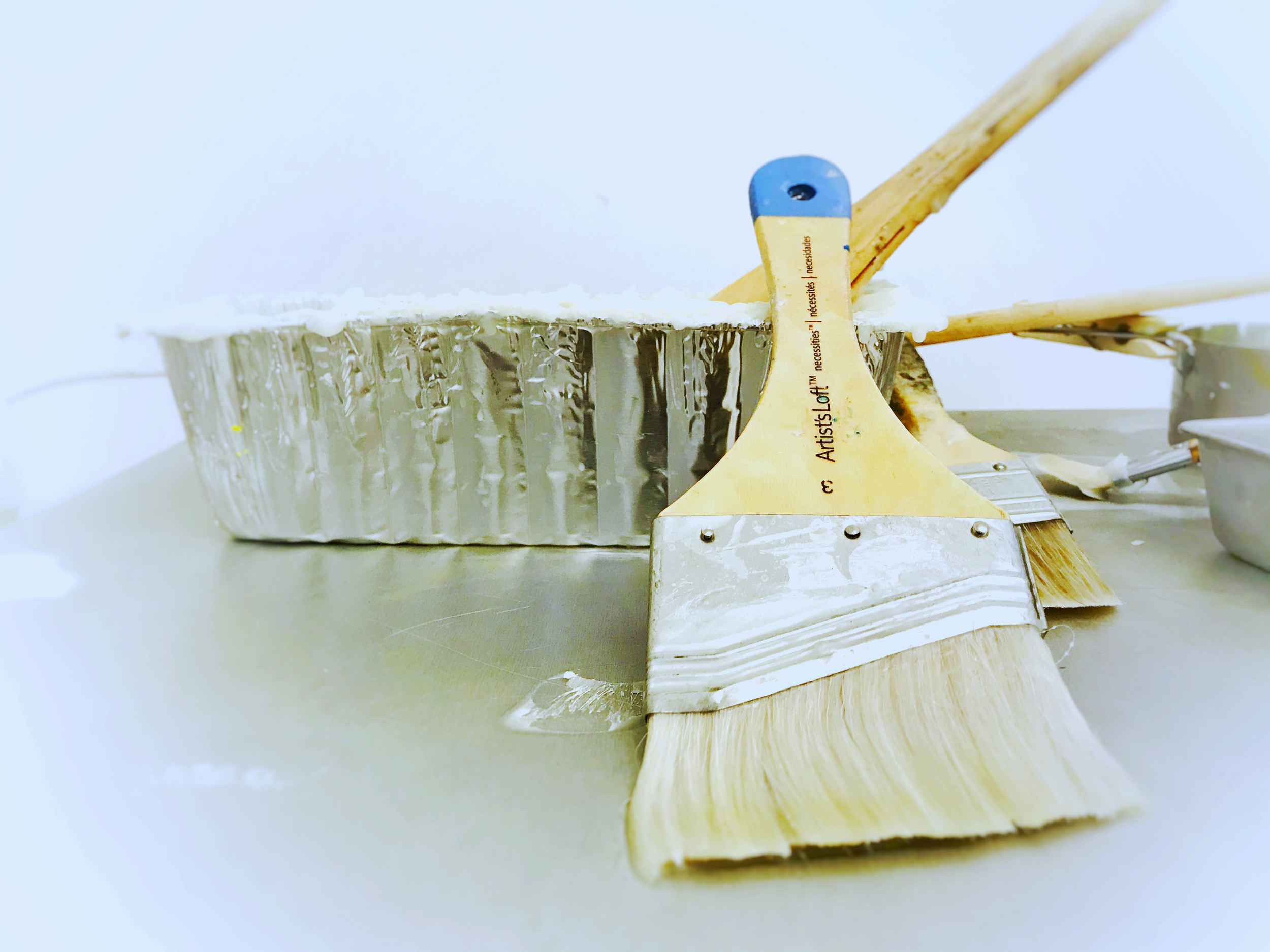 wncaustic wax brush