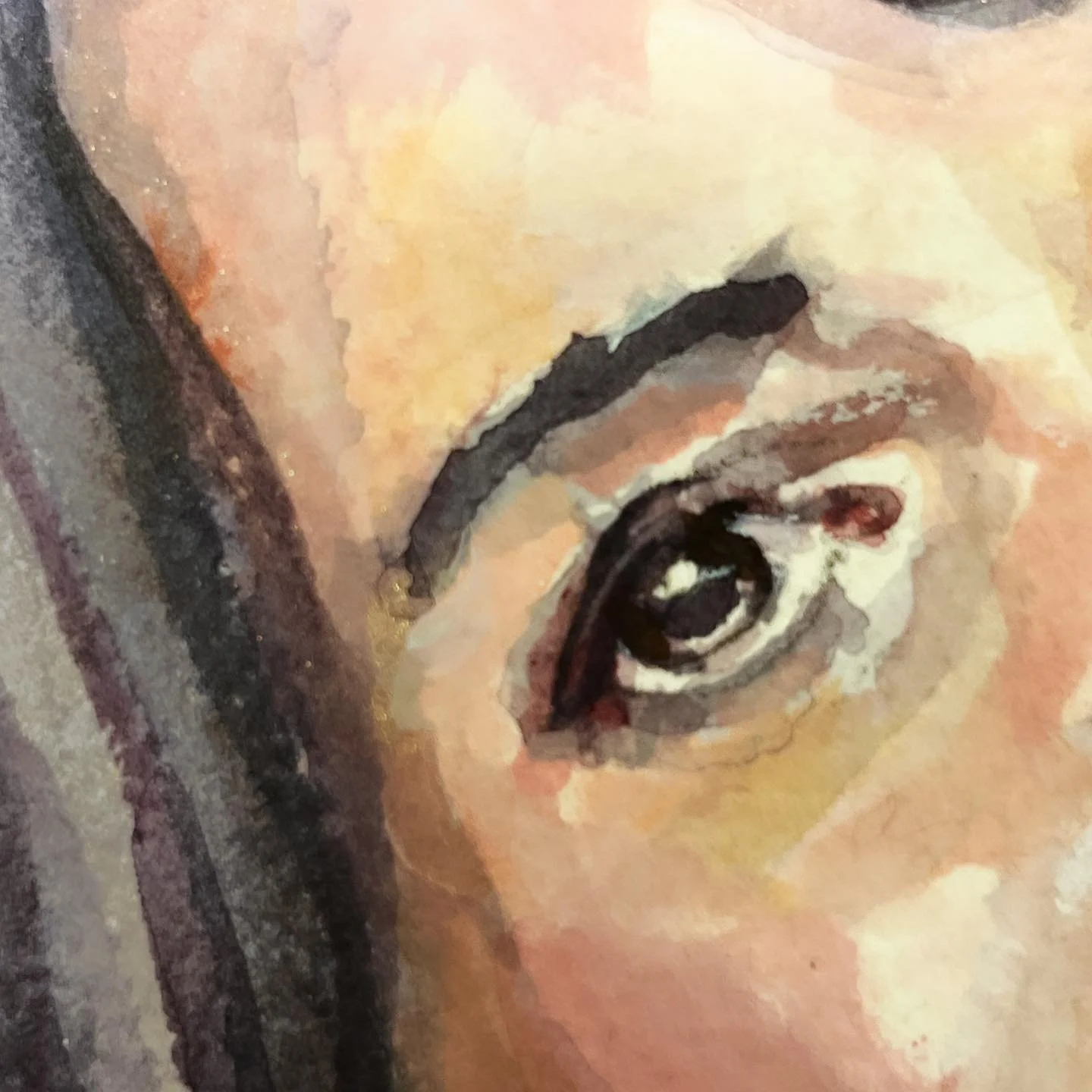 When you always seem to be doing commissioned pieces that are gifts&hellip; and you can&rsquo;t show the pieces until they are gifted&hellip; artist problems😁 #commissions #portraitsyqr #acrylic #paint #manylayers