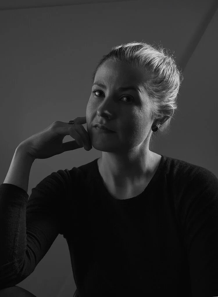 Portrait of photographer Amy Glass, retouched by Glass Retouching.
