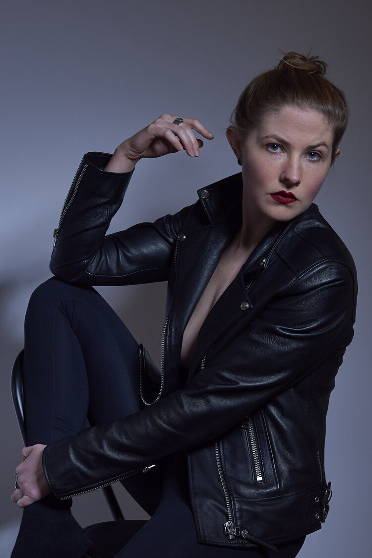 Portrait of Amy Glass retouched by Glass Retouching.