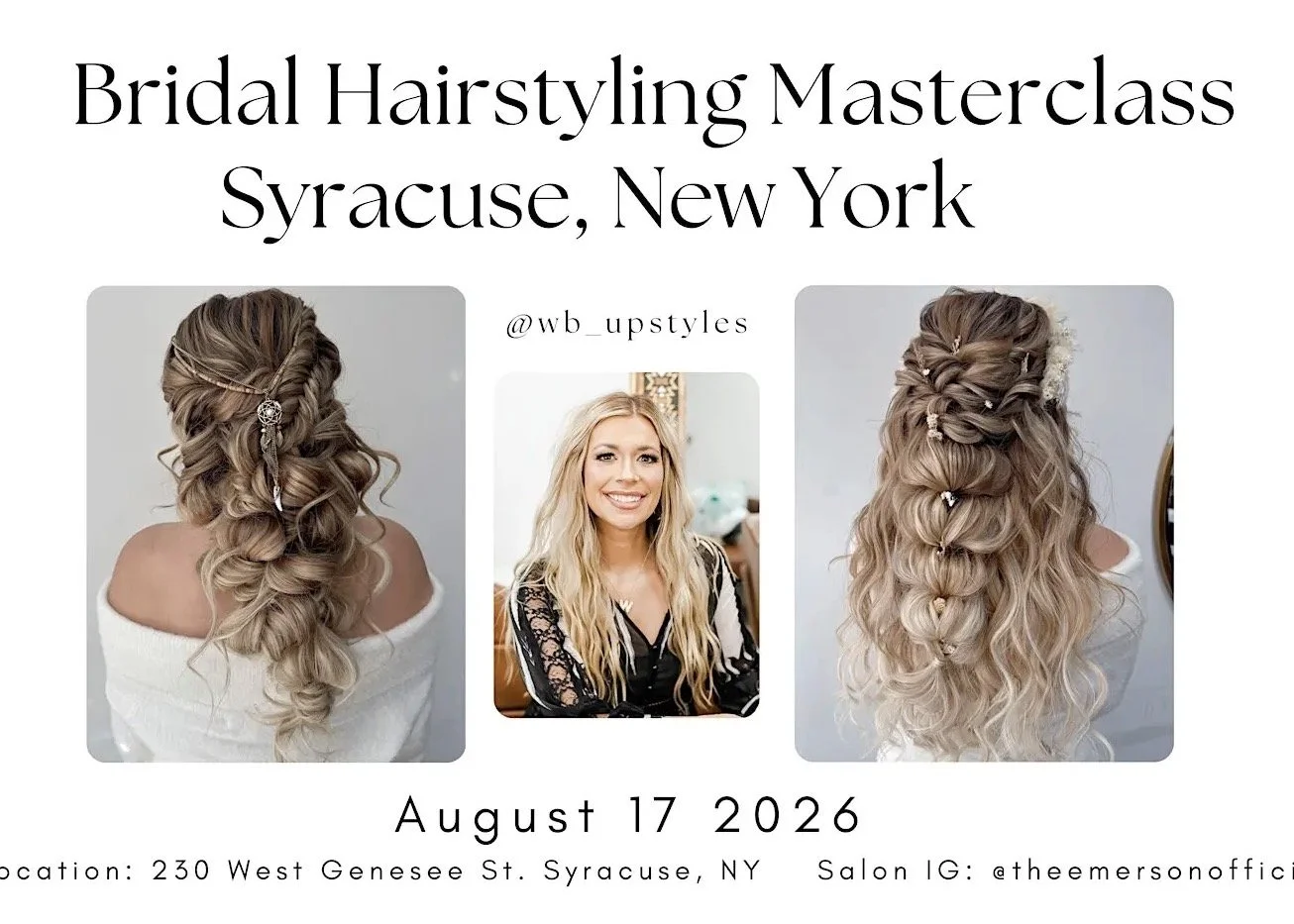 Bridal Hairstyling Masterclass 