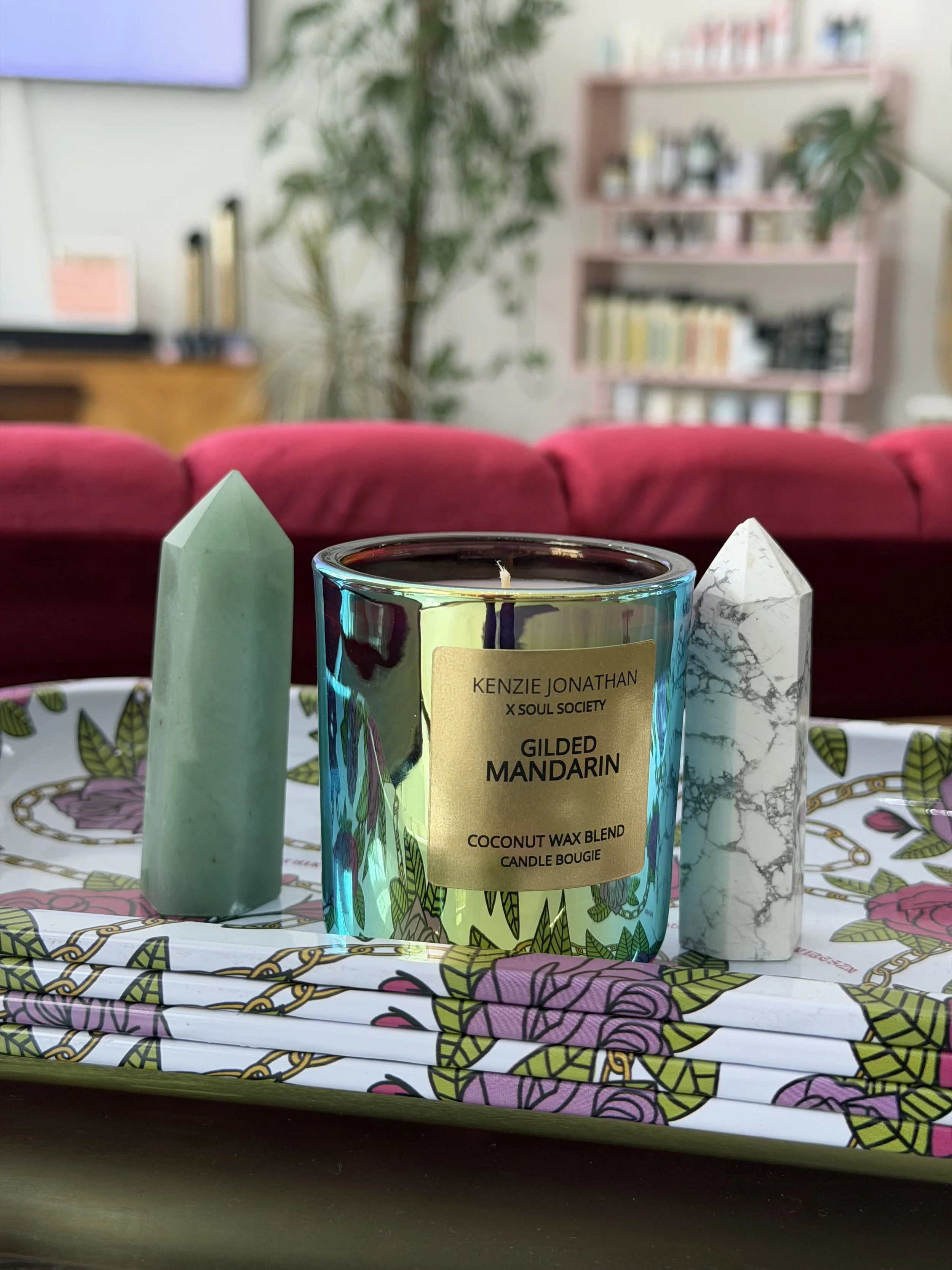 kenzie jonathan gilded mandarin candle