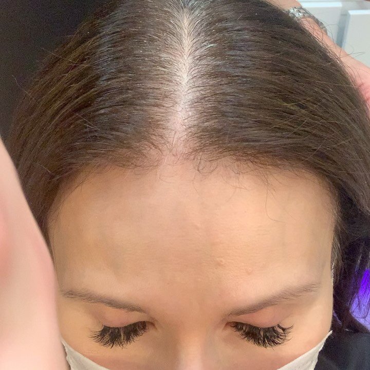 Little tricks always come in handy!! Try the #loreal root touch up for those last minute Zoom meetings. Easy to spray on and wash off.. available in different colors @carlospachecosalon plus much  much more products at my salon