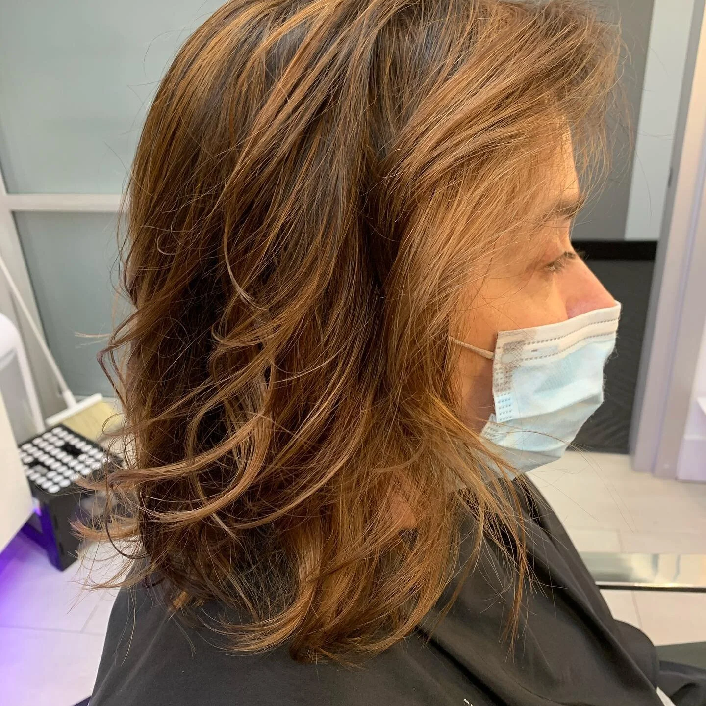 I don&rsquo;t know if its &ldquo;the quarantine &ldquo; but everyone&rsquo;s ready for a change !! Mixture of baby lights and some balayage to brighten her up from being so dark ...
