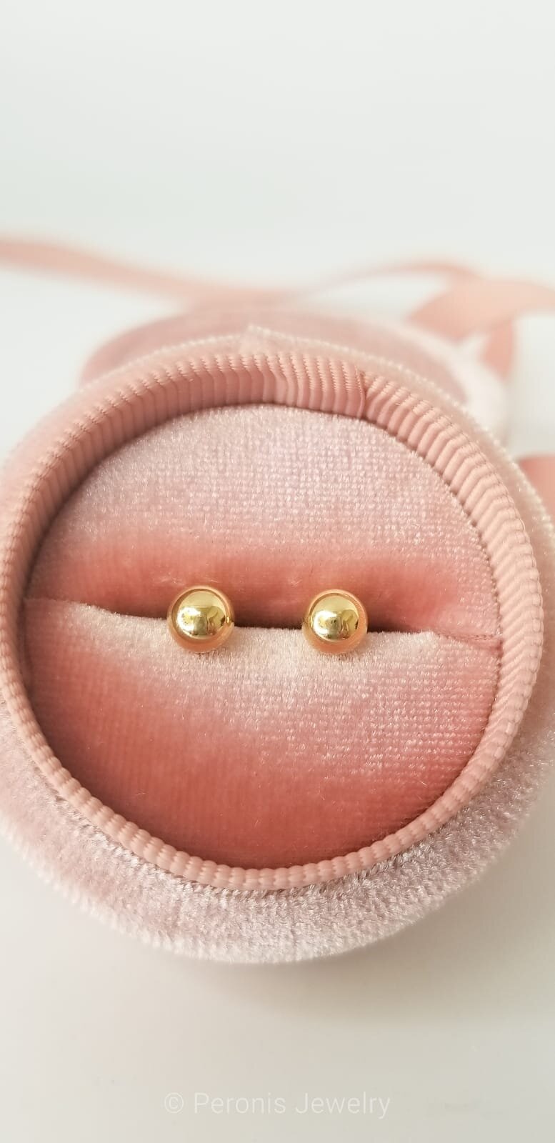 18K 5MM BALL EARRINGS