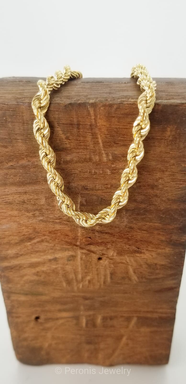 18K 4.7MM Rope bracelet