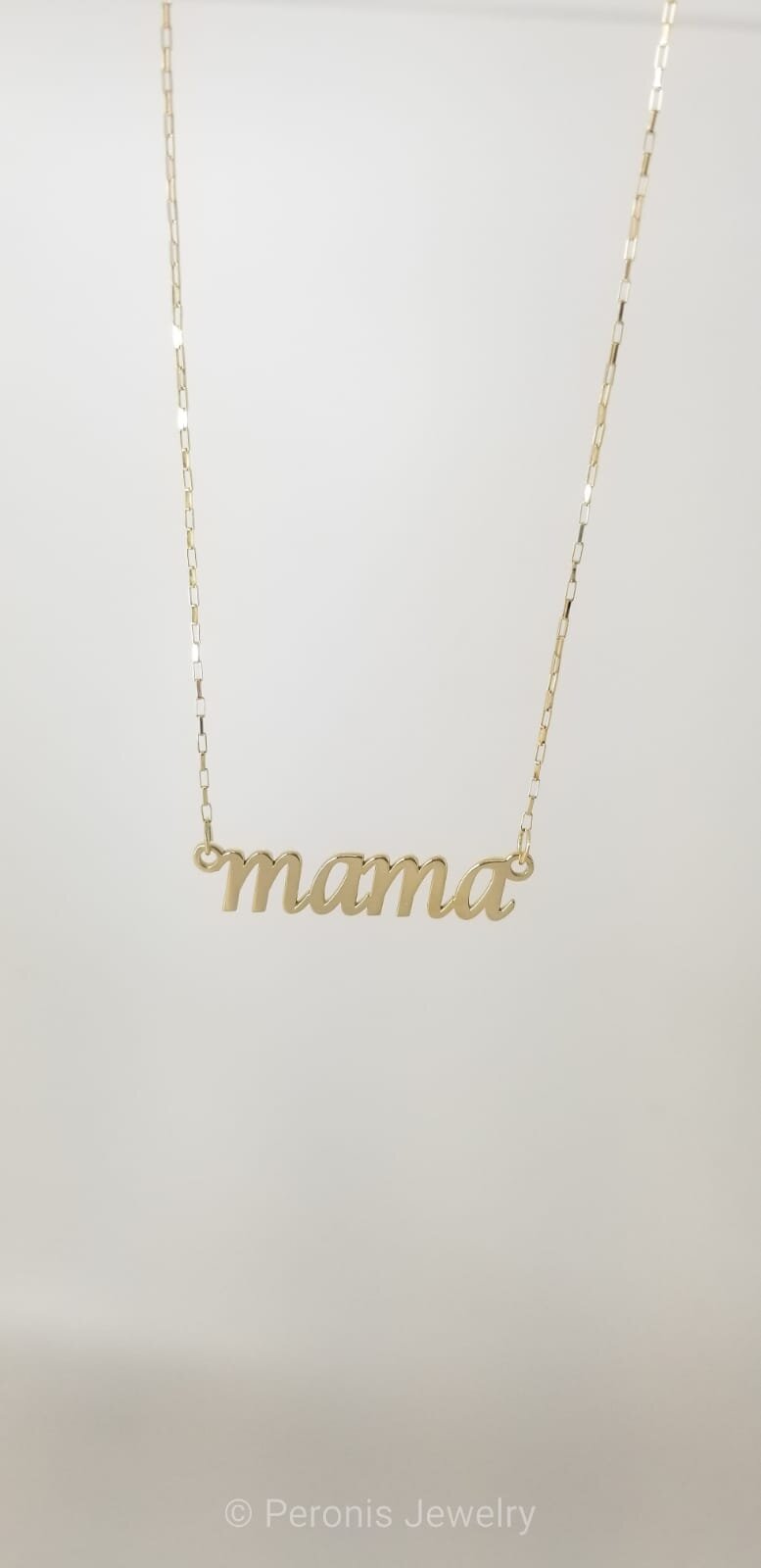 18K SOLID GOLD MAMA NECKLACE