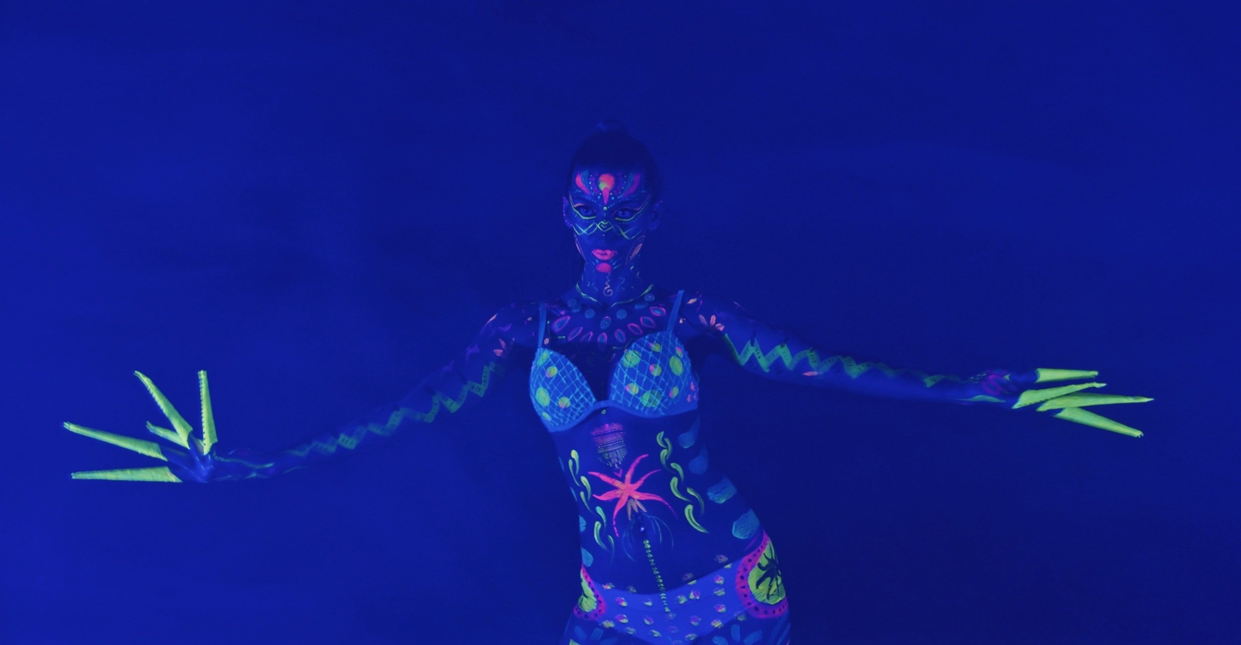 Stargazer UV Tribal Full Body Paint Tutorial 