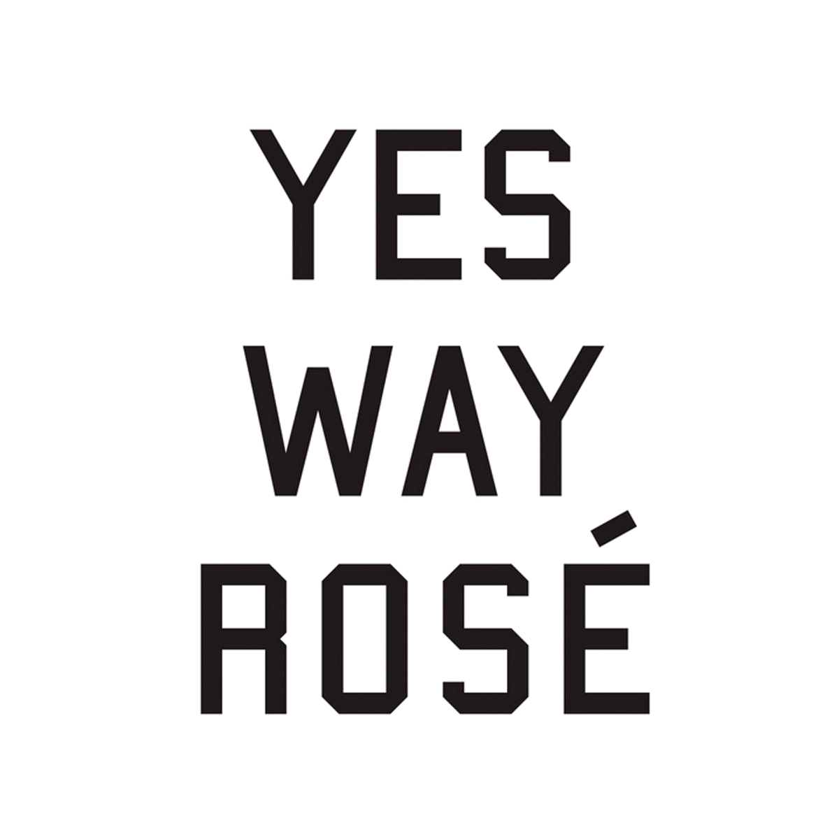 Yes Way Rosé Logo