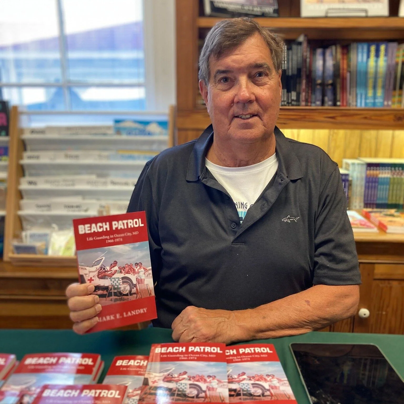 Stop by TODAY for our book signing with Author Mark E. Landry and learn more about his new book &ldquo;Beach Patrol: Life Guarding in Ocean City, MD, 1966-1974.&rdquo; 

10:00 AM - 1:00 PM at the Ocean City Life-Saving Station Museum