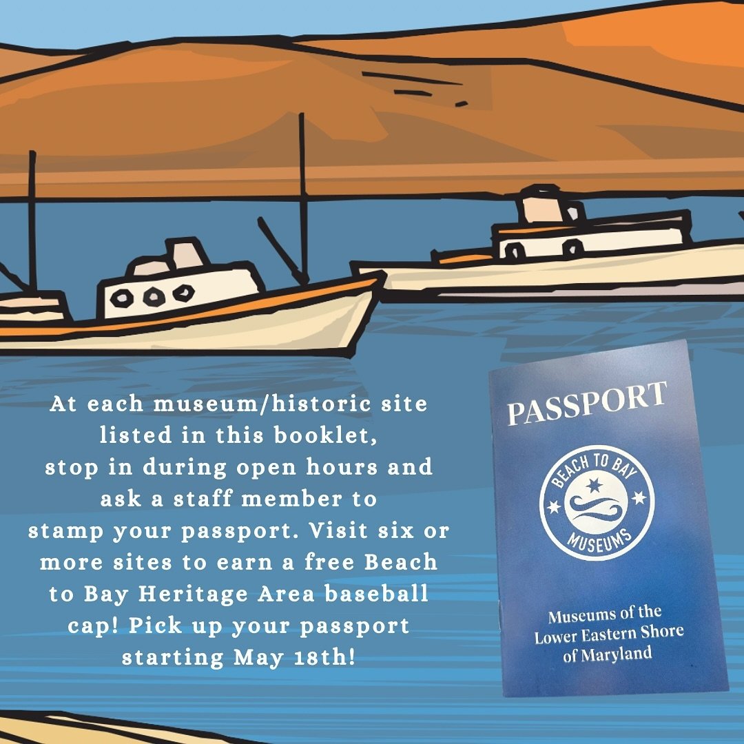 Starting this Saturday pick up your passport to start exploring local historic sites and museums ⚓️

#museum #lifesavingstation #ocmd #bythebeach