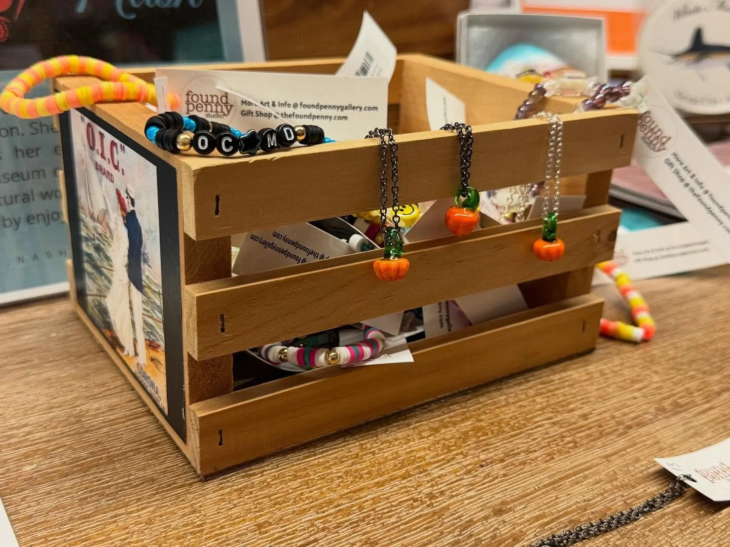 Make sure to stop by the Ocean City Life-Saving Station Museum&lsquo;s gift shop to pick up a new OC bracelet! Samantha Lewis of Found Penny Studio is a big supporter of the museum and donated her handmade jewelry for sale in our gift shop. Thank you