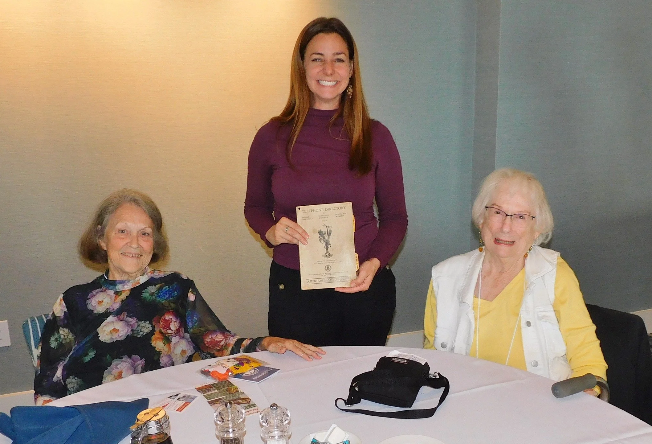 Curator Christine Okerblom had the pleasure of speaking to the Telephone Pioneers Maryland Chapter last week. During her talk, Christine highlighted the story of Naomi Workman, a lead switchboard operator who worked for a local telephone company in O
