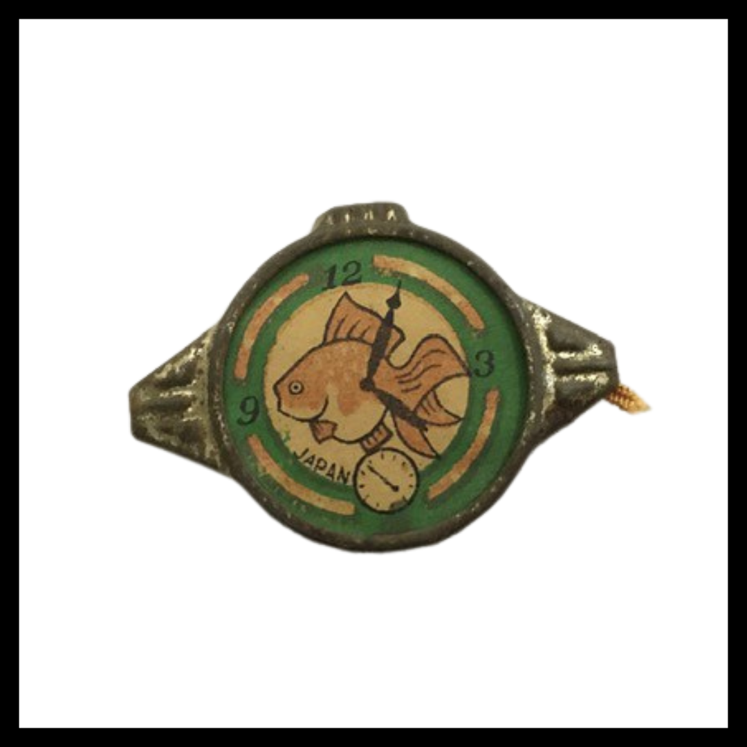 Toy watch face won as a game prize on the Ocean City Boardwalk.