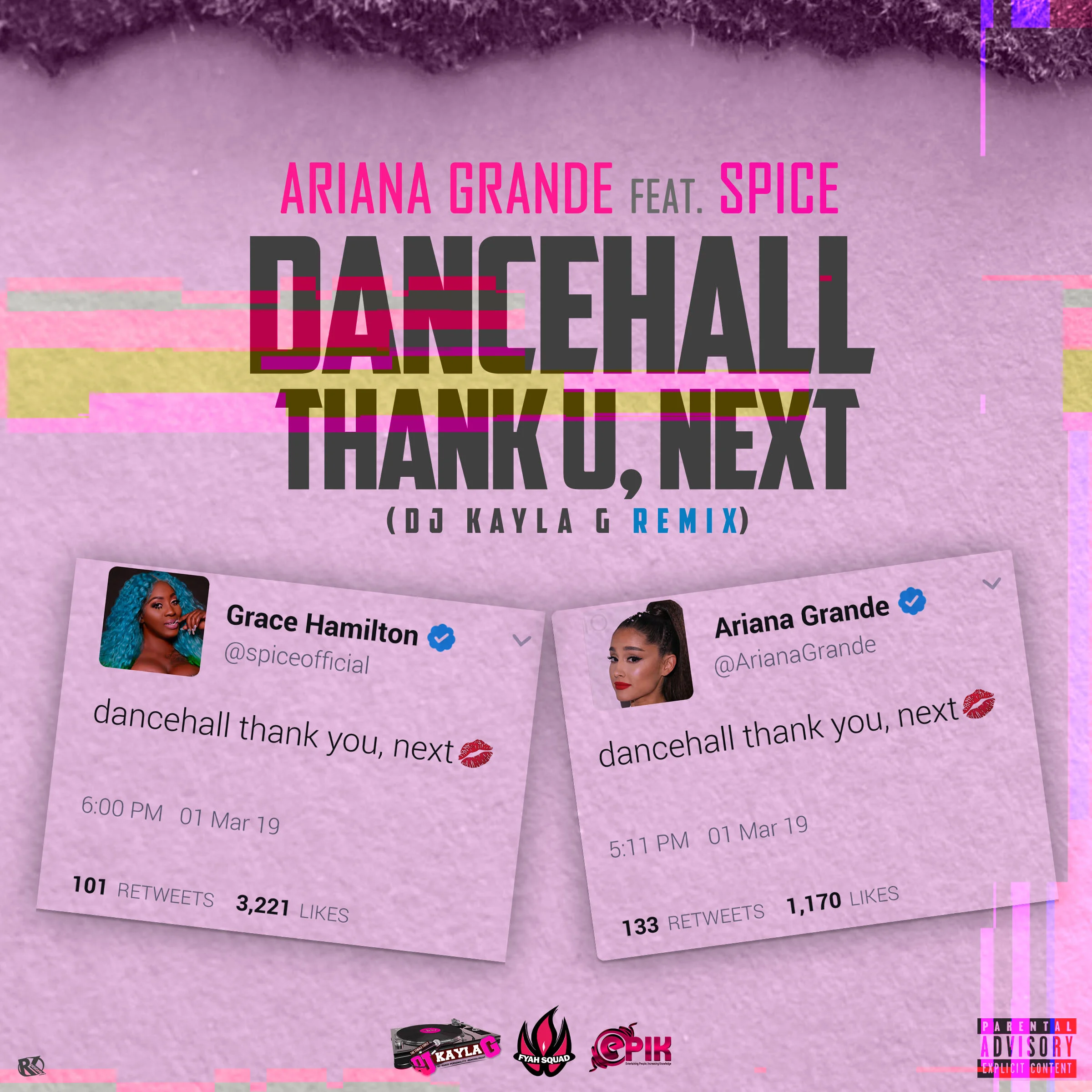 Ariana ft. SpiceDancehall Thank u, next (DJ Kayla G Remix)