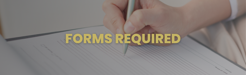 Forms Required — Holy Trinity Catholic Church