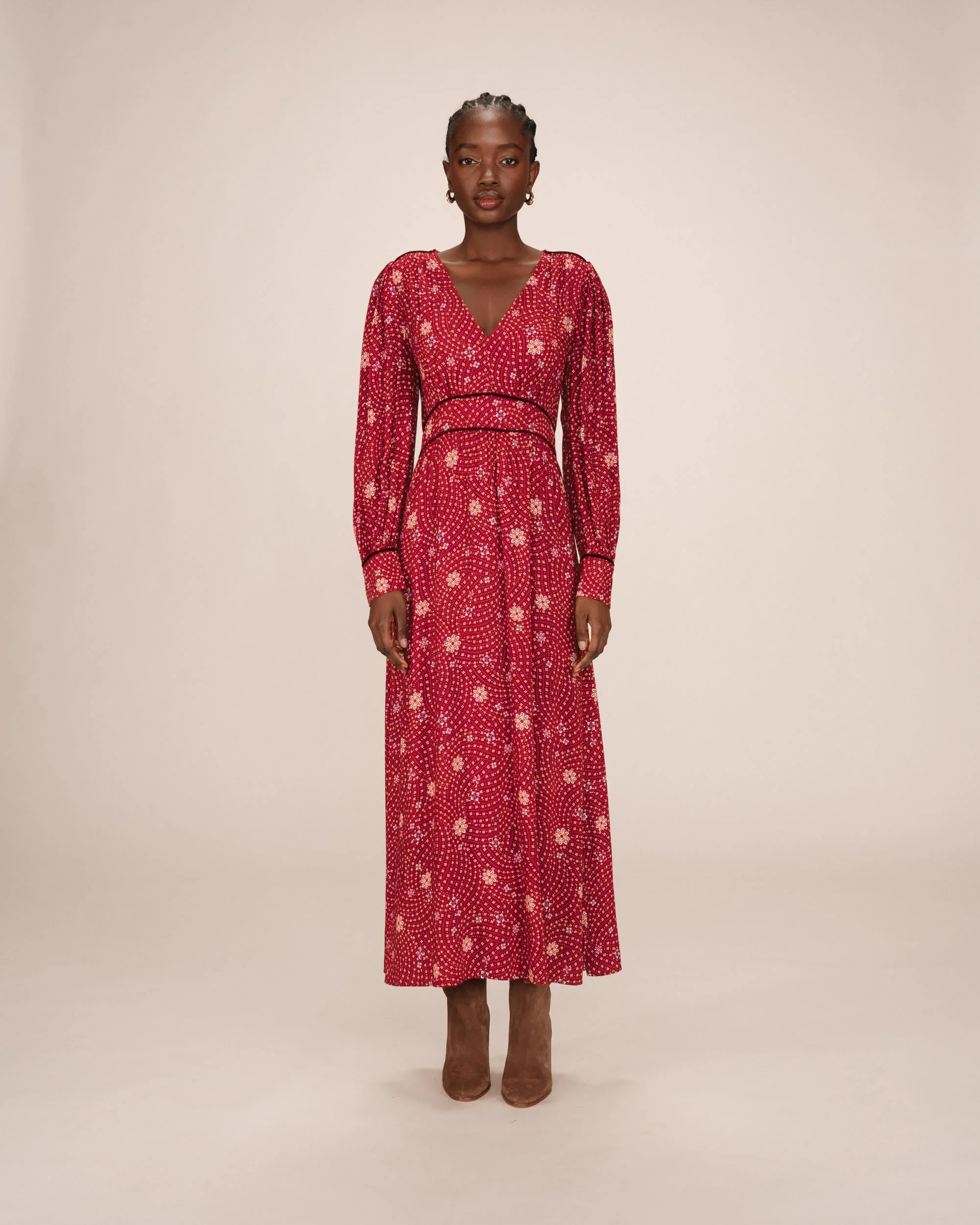 VESTIDO SENSIBLE TERRACOTA, Grace & Mila, La Positiva shop.webp