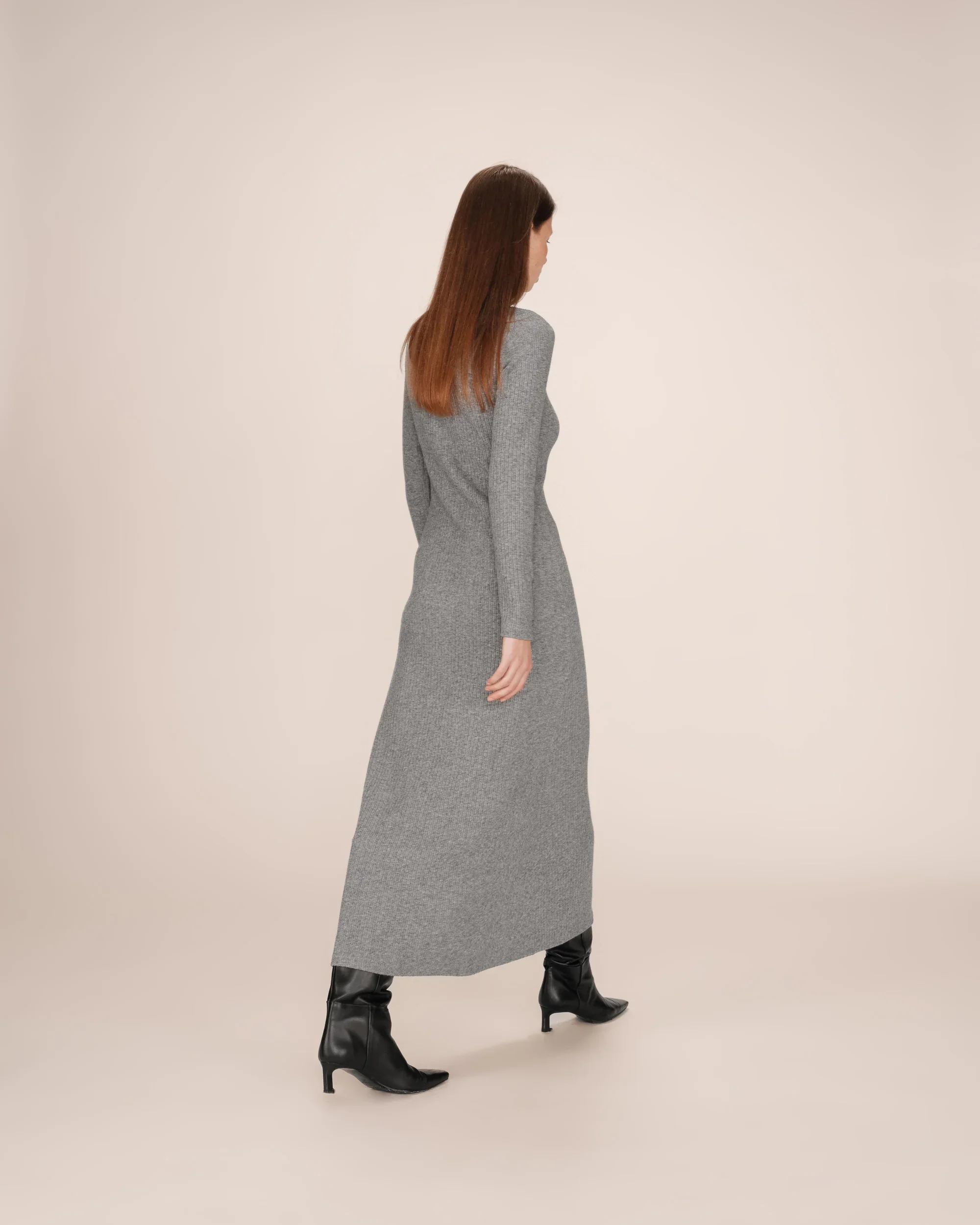 VESTIDO SORINA GRIS, Grace & Mila, La Positiva shop 3.webp