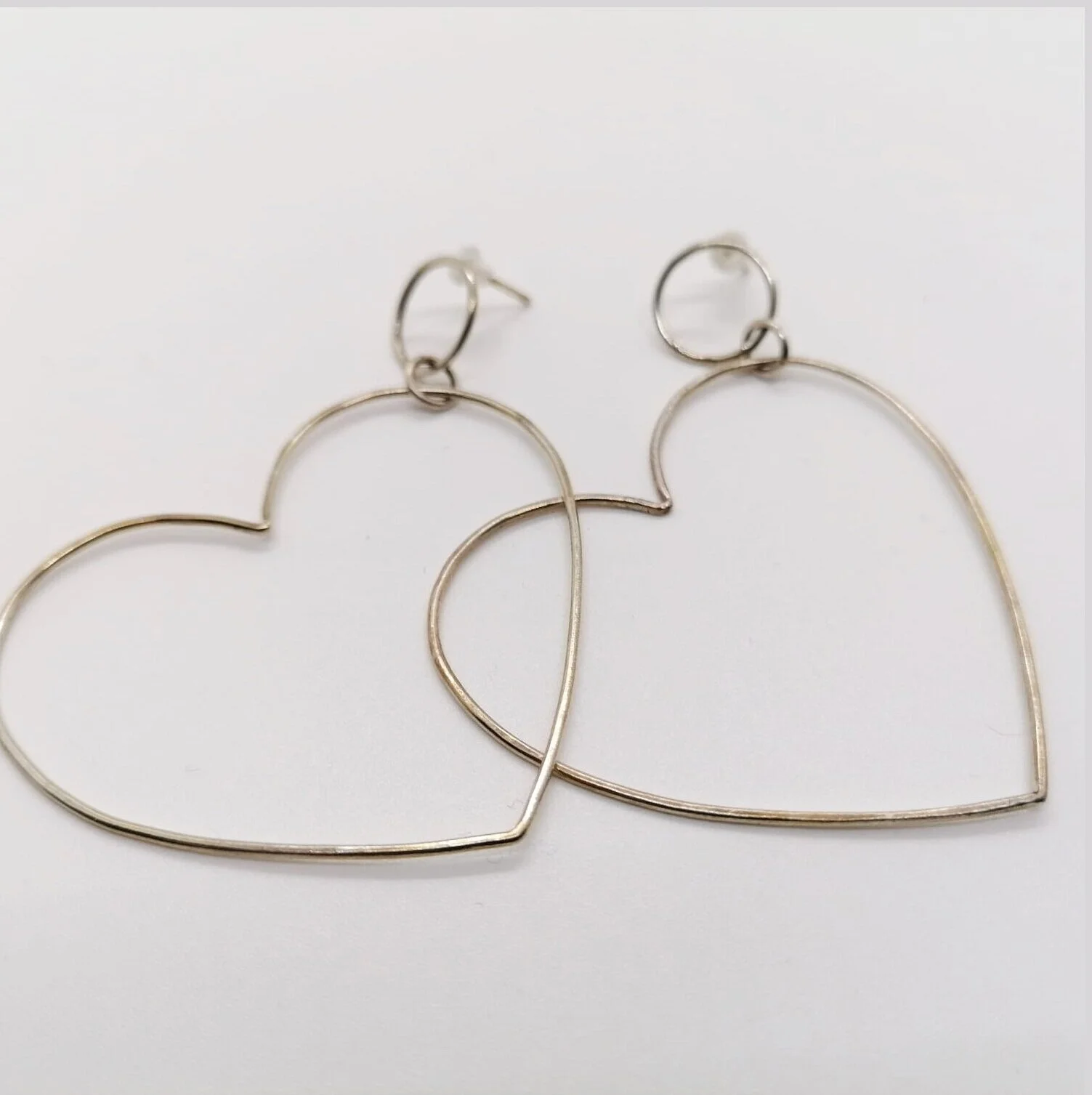 Pendientes Corazón plata Diurna