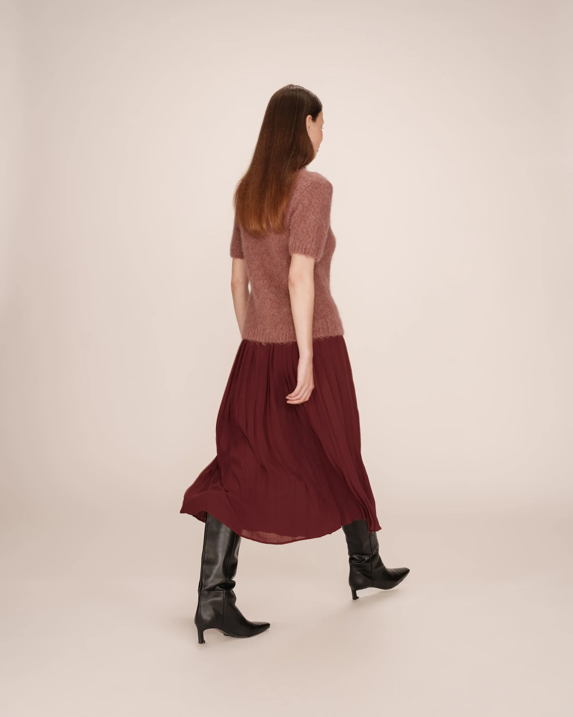 FALDA PLISSE CHOCOLAT, Grace & Mila, La Positiva Shop 2.webp