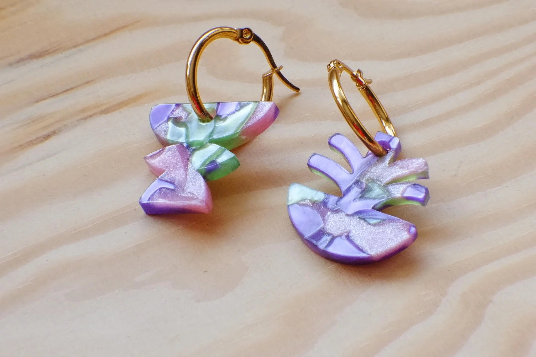 Pendientes Kintsugi albufera Mitumi
