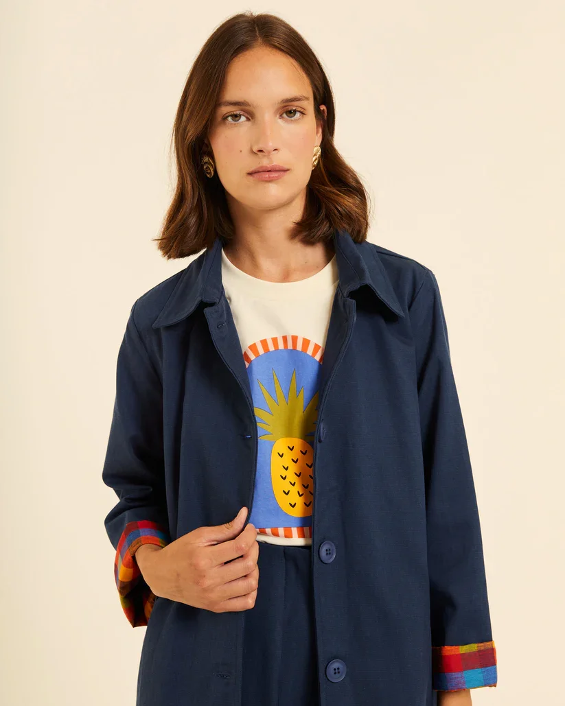 Gabardina Azul cuadros Pepa1.webp