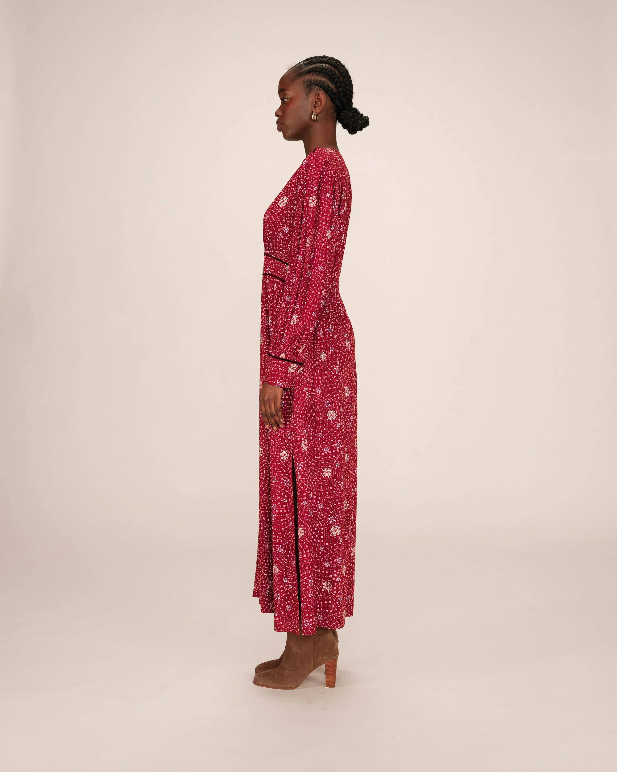 VESTIDO SENSIBLE TERRACOTA, Grace & Mila, La Positiva shop 4.webp