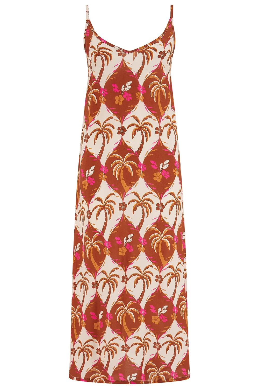 Vestido Gretchen palm waves Sugarhill Brighton